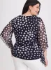 Mesh Polka Dot Top sold by Laura
