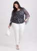 Mesh Polka Dot Top sold by Laura