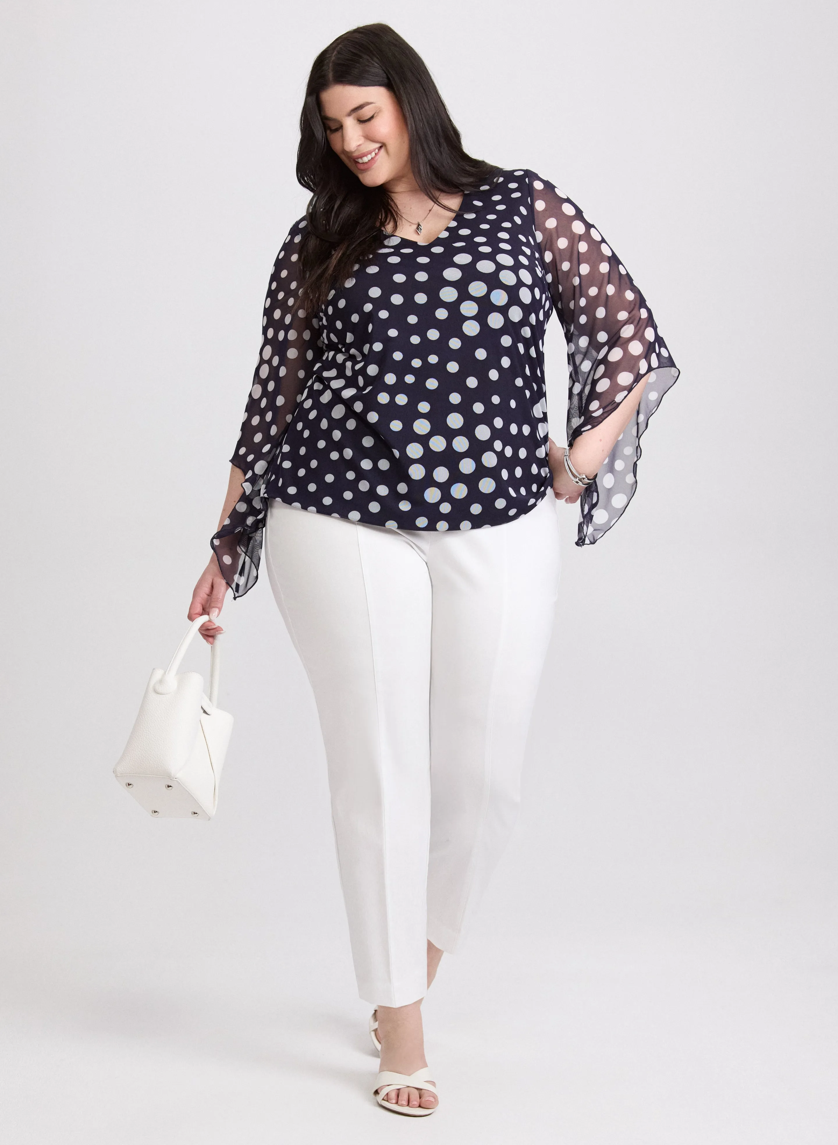 Mesh Polka Dot Top sold by Laura product image thumbnail 2