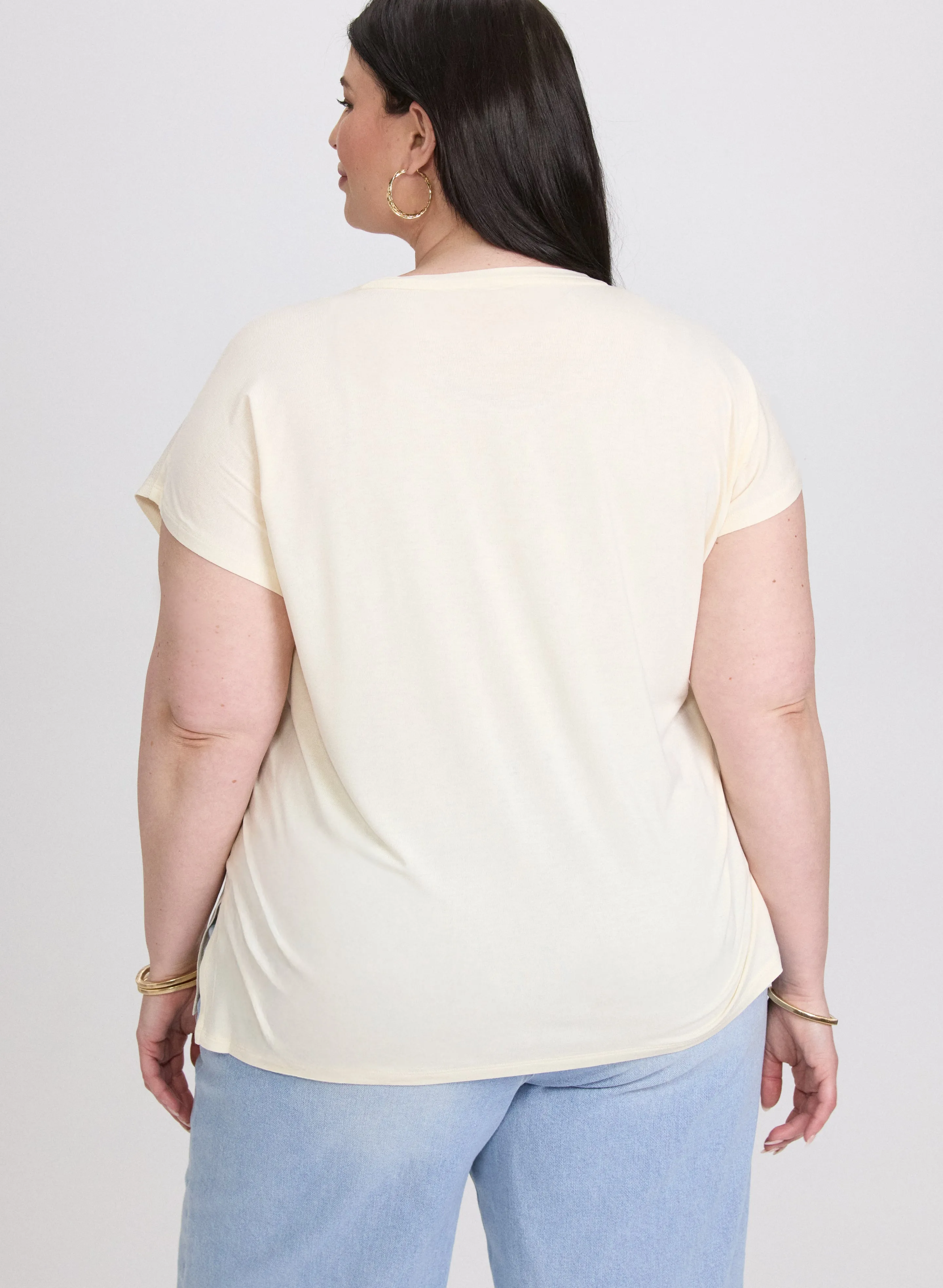 Matte Sequin Embellished Top sold by Laura product image thumbnail 4