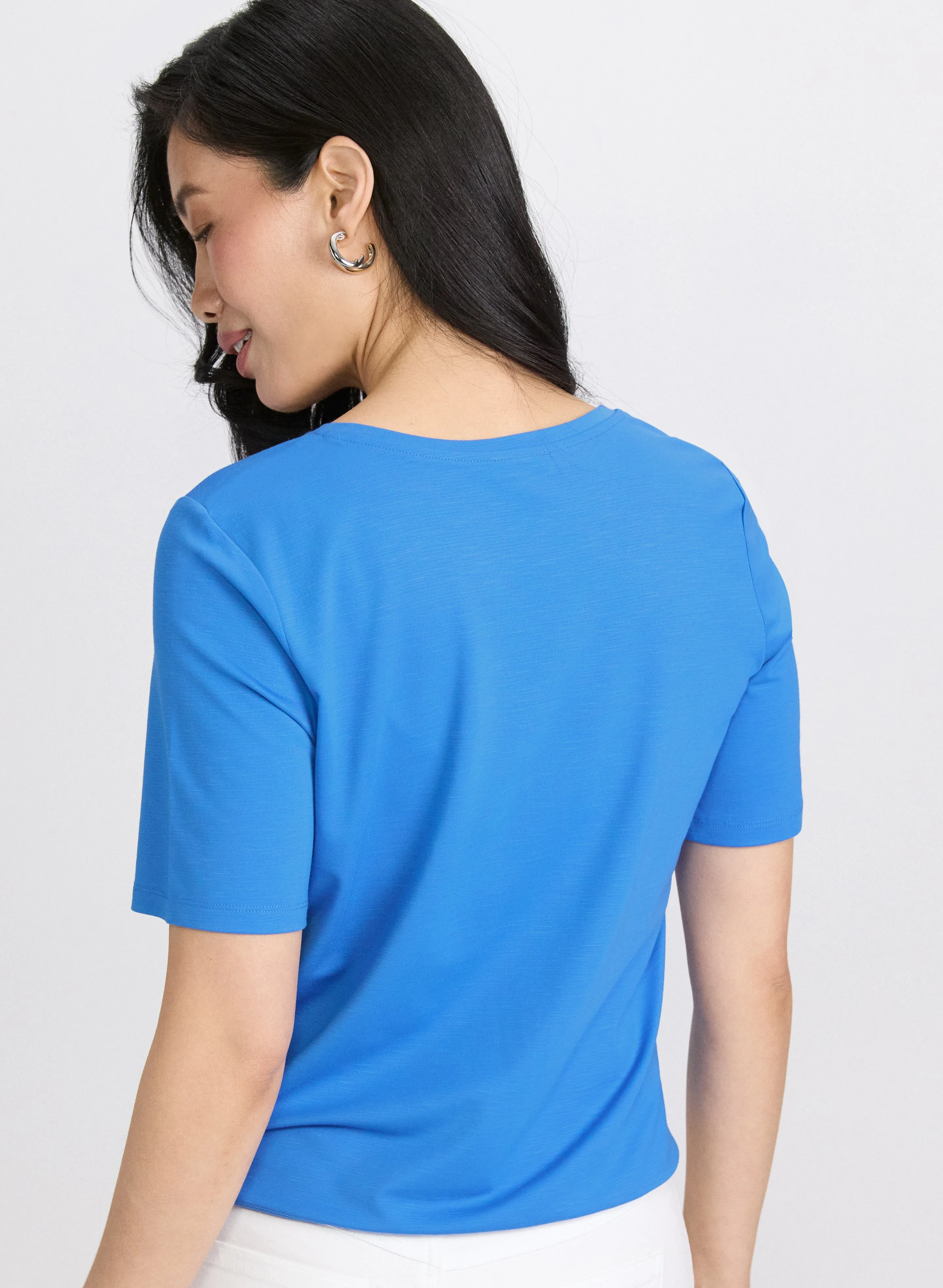 Drawstring Hem T-Shirt sold by Laura product image thumbnail 4