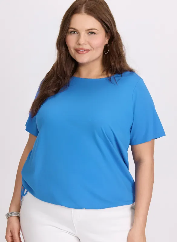 Drawstring Detail T-Shirt sold by Laura