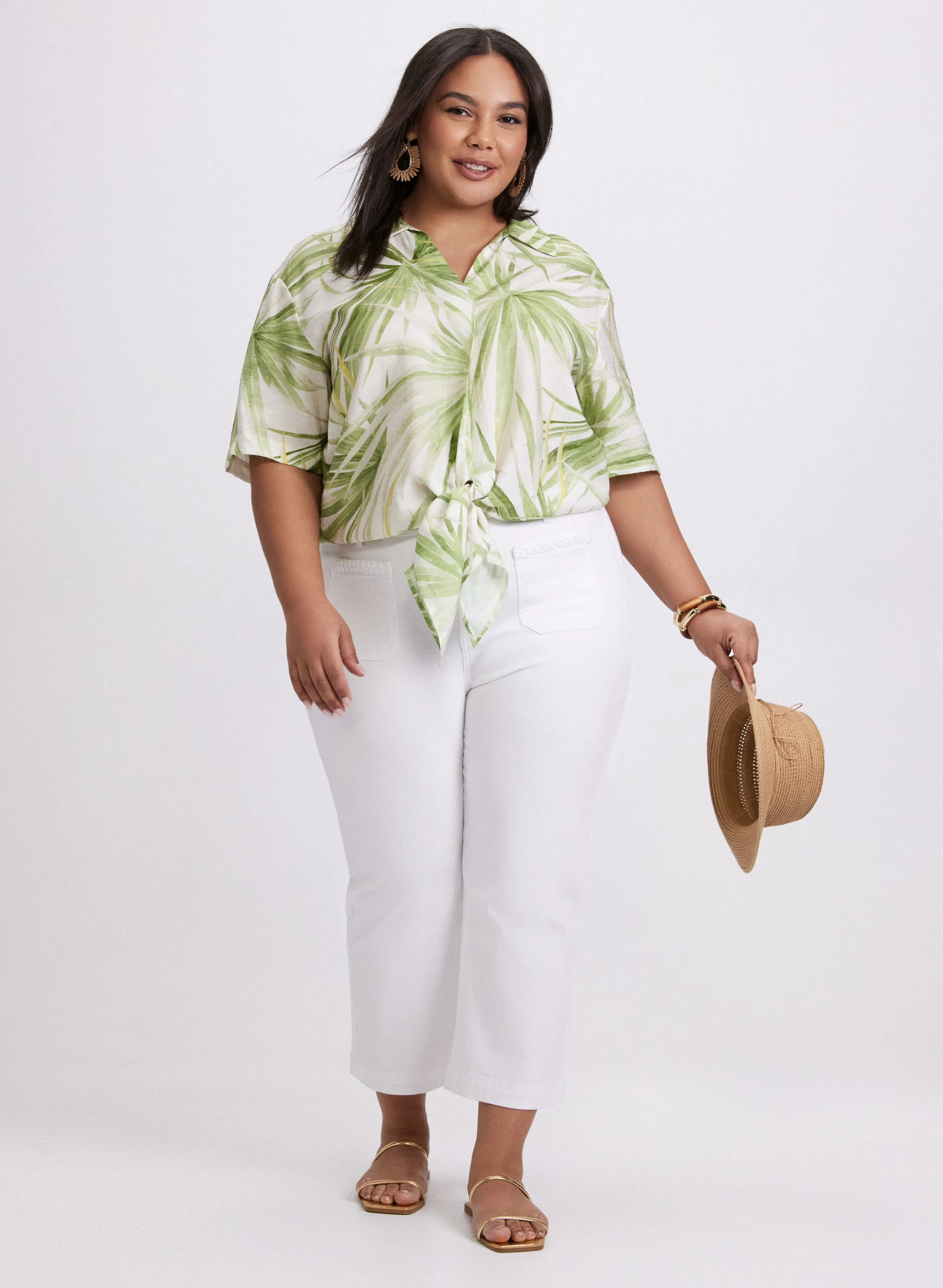 Palm Print Blouse sold by Laura product image thumbnail 4