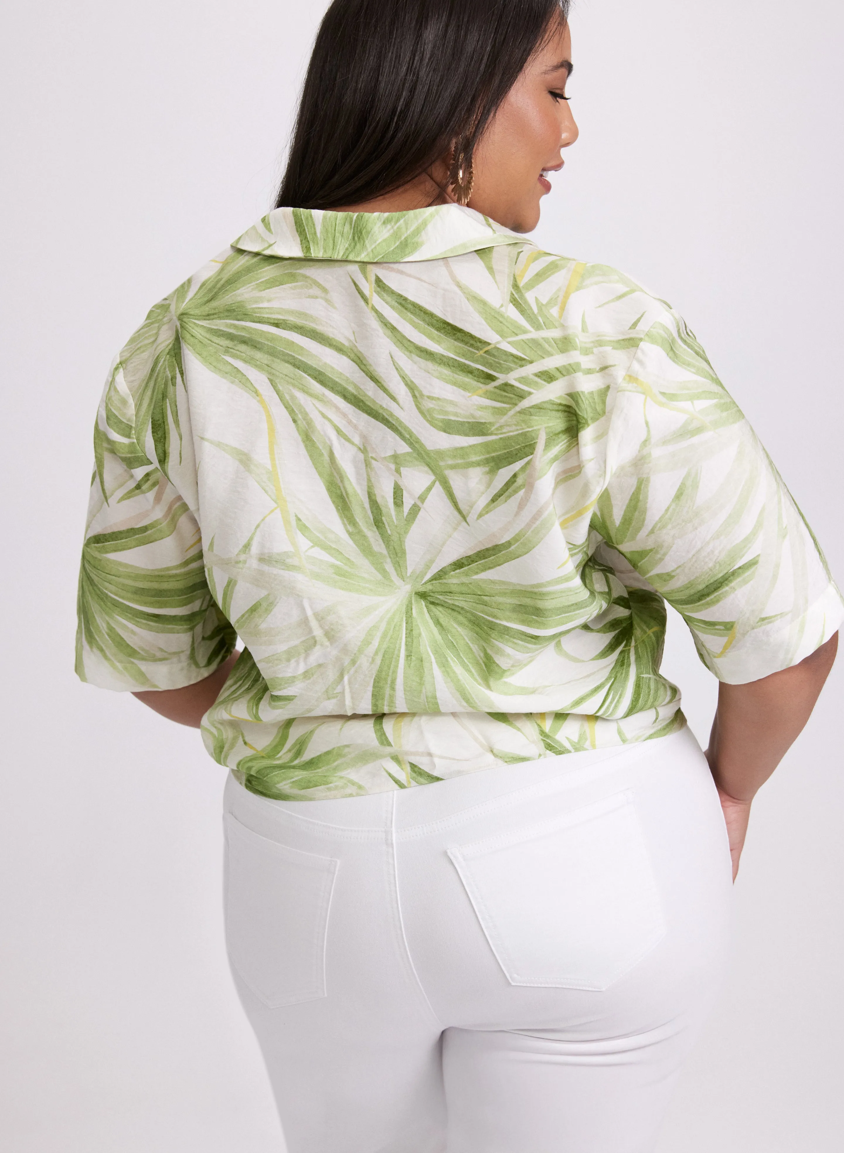 Palm Print Blouse sold by Laura product image thumbnail 5
