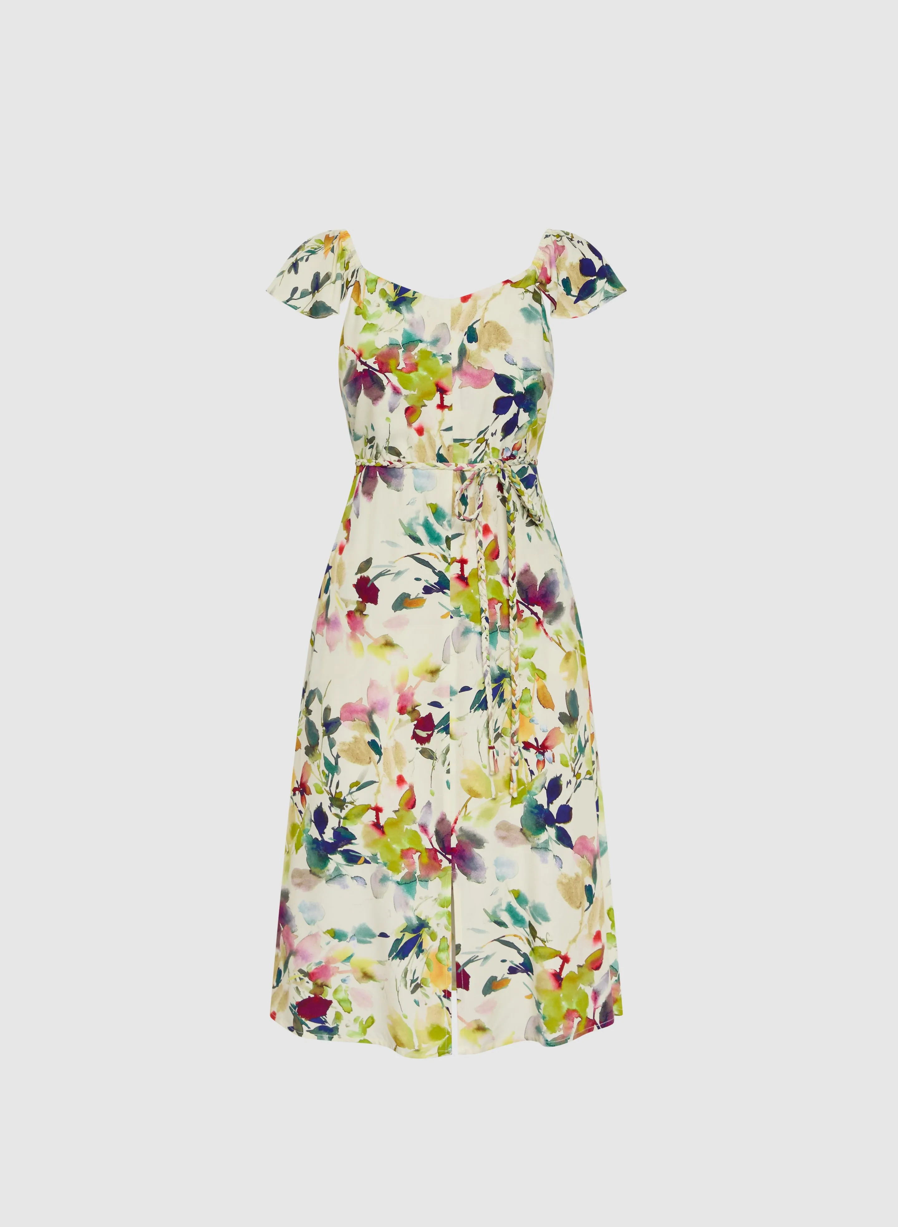 Floral Flutter Sleeve Dress sold by Laura product image thumbnail 5