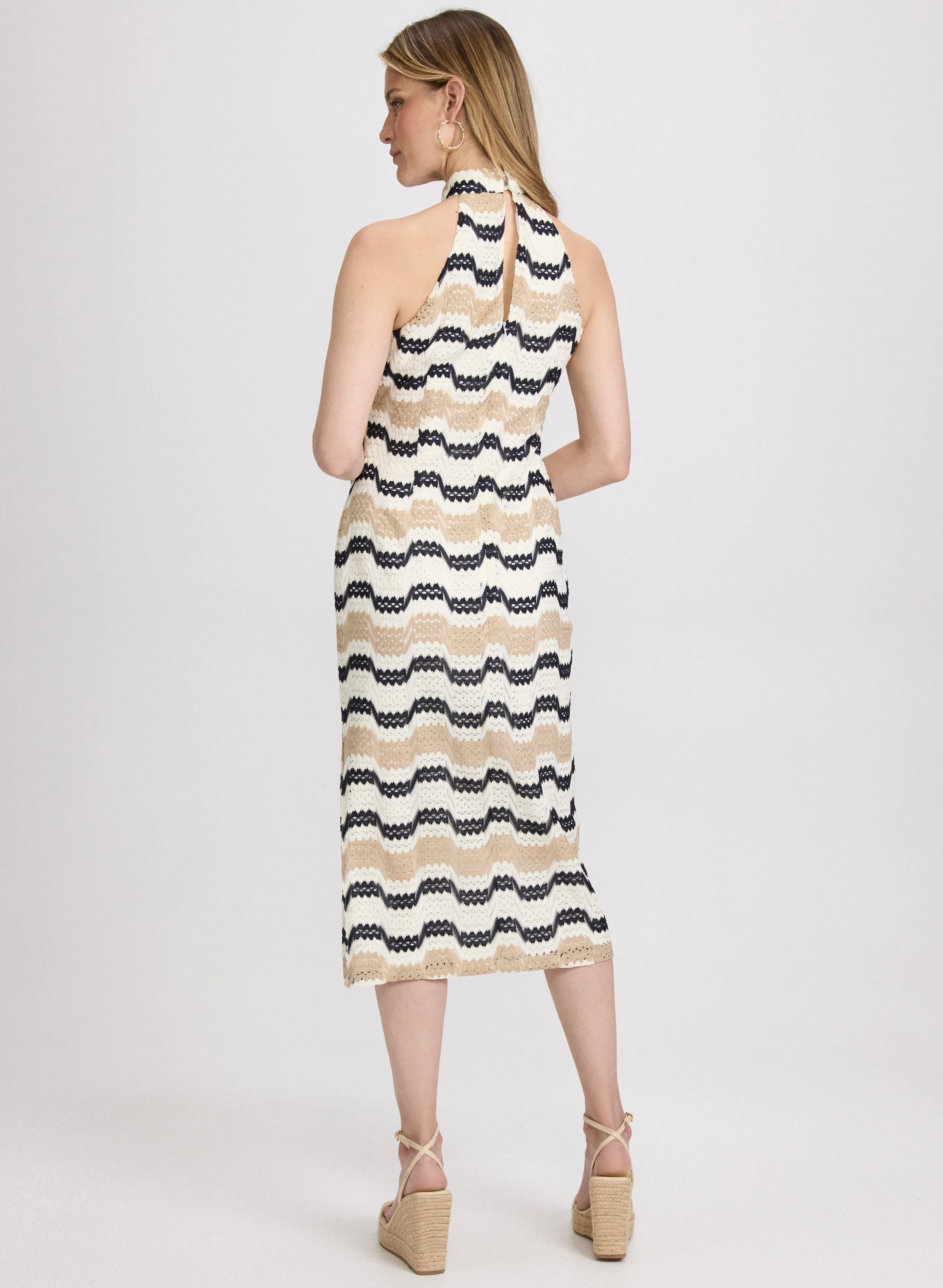 Striped Crochet Dress sold by Laura product image thumbnail 4