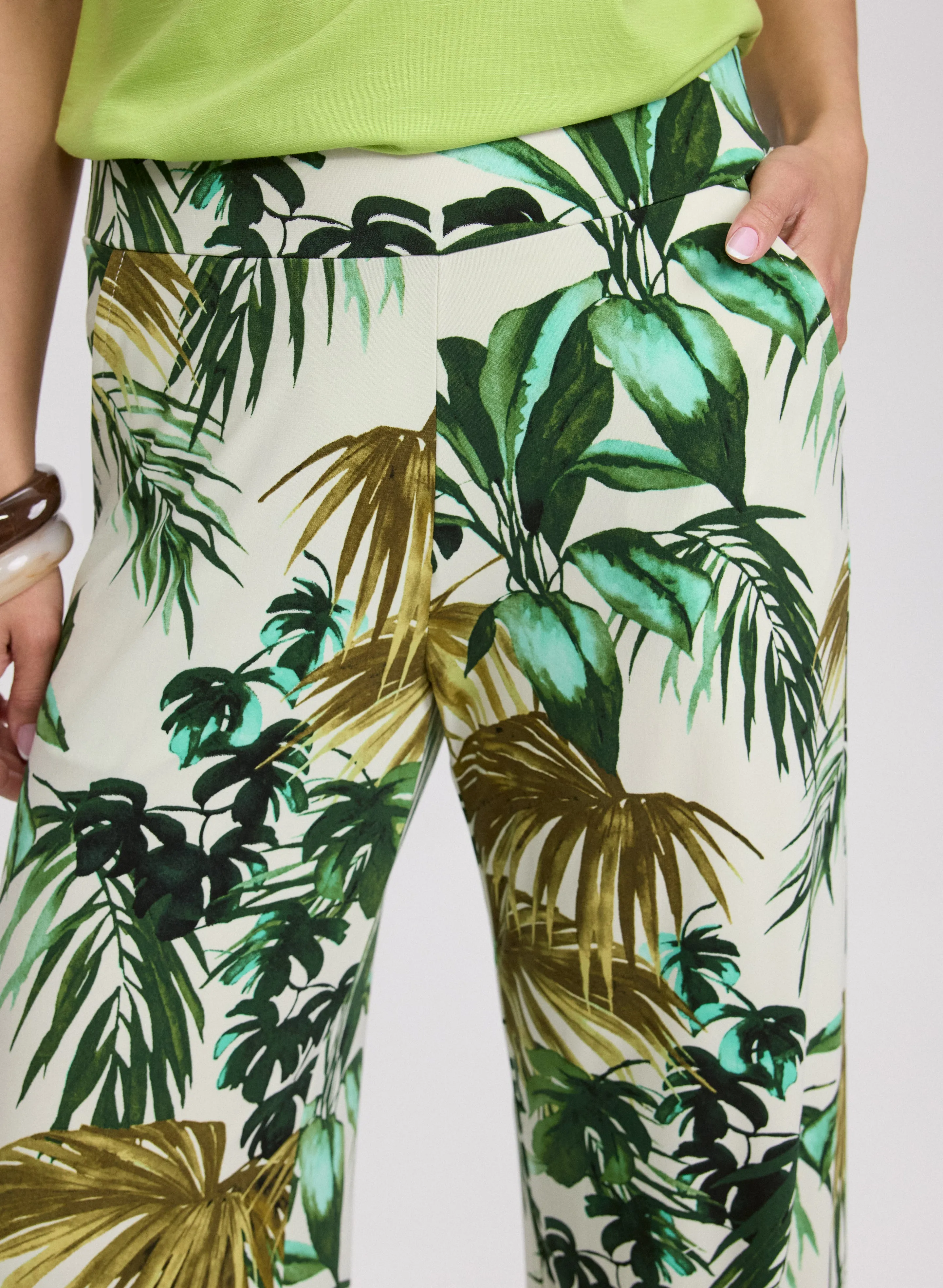 Olivia Leaf Print Pants sold by Laura product image thumbnail 5