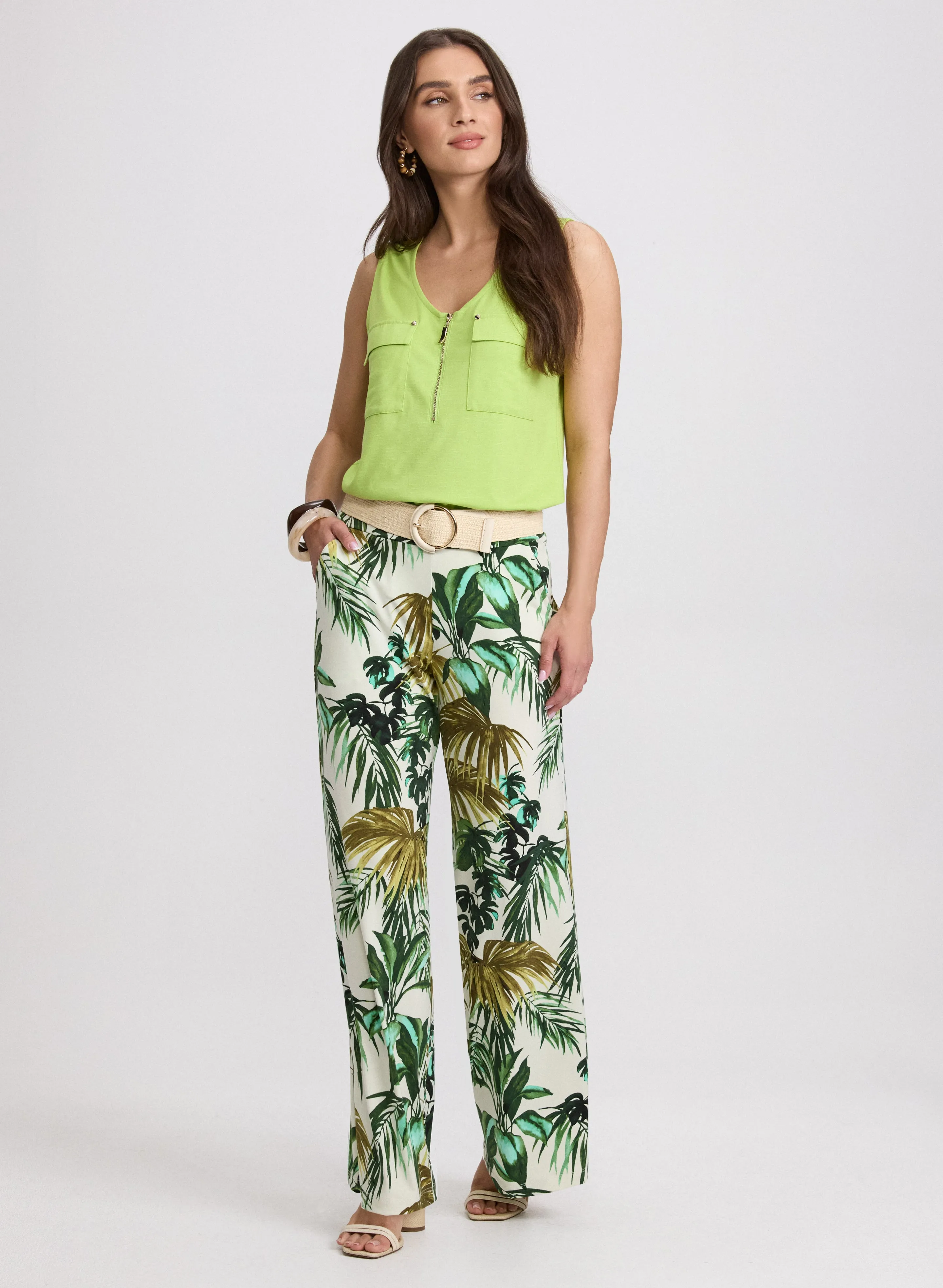 Olivia Leaf Print Pants sold by Laura product image thumbnail 3