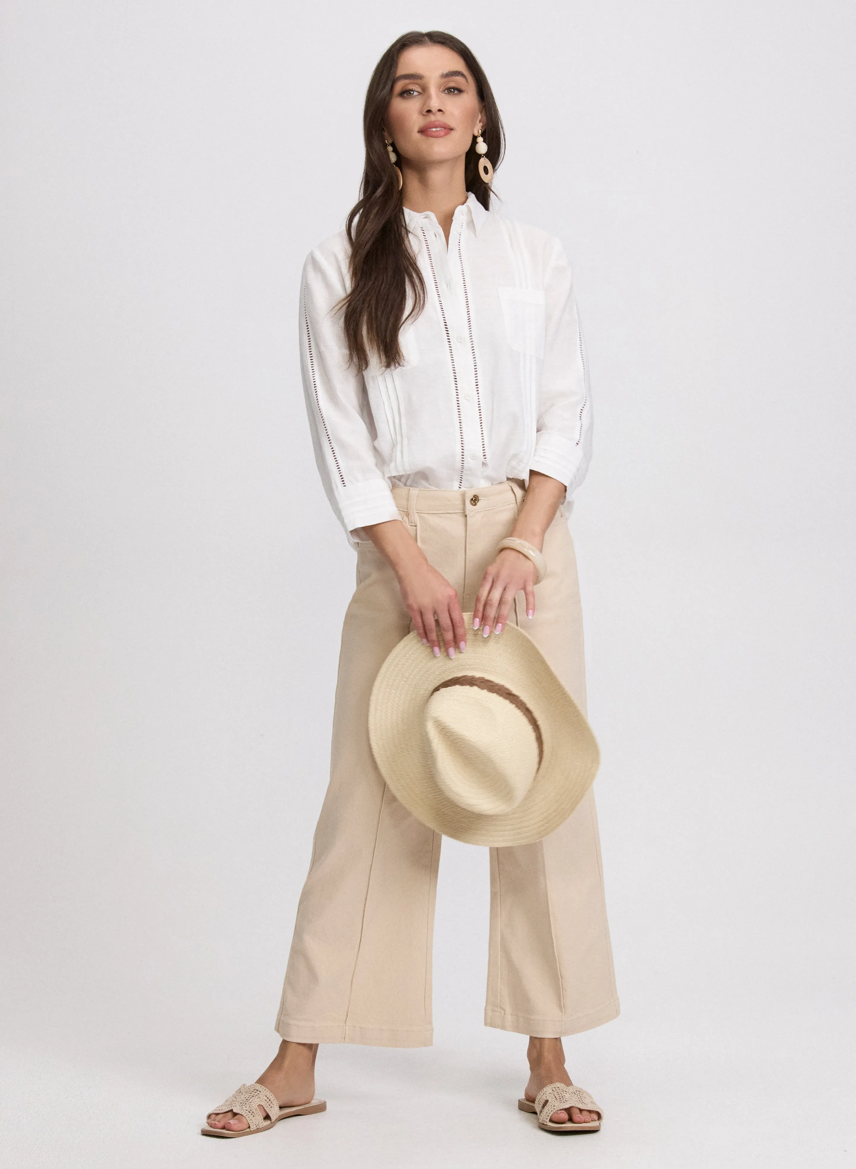 Cropped Flare-Leg Jeans sold by Laura product image thumbnail 4