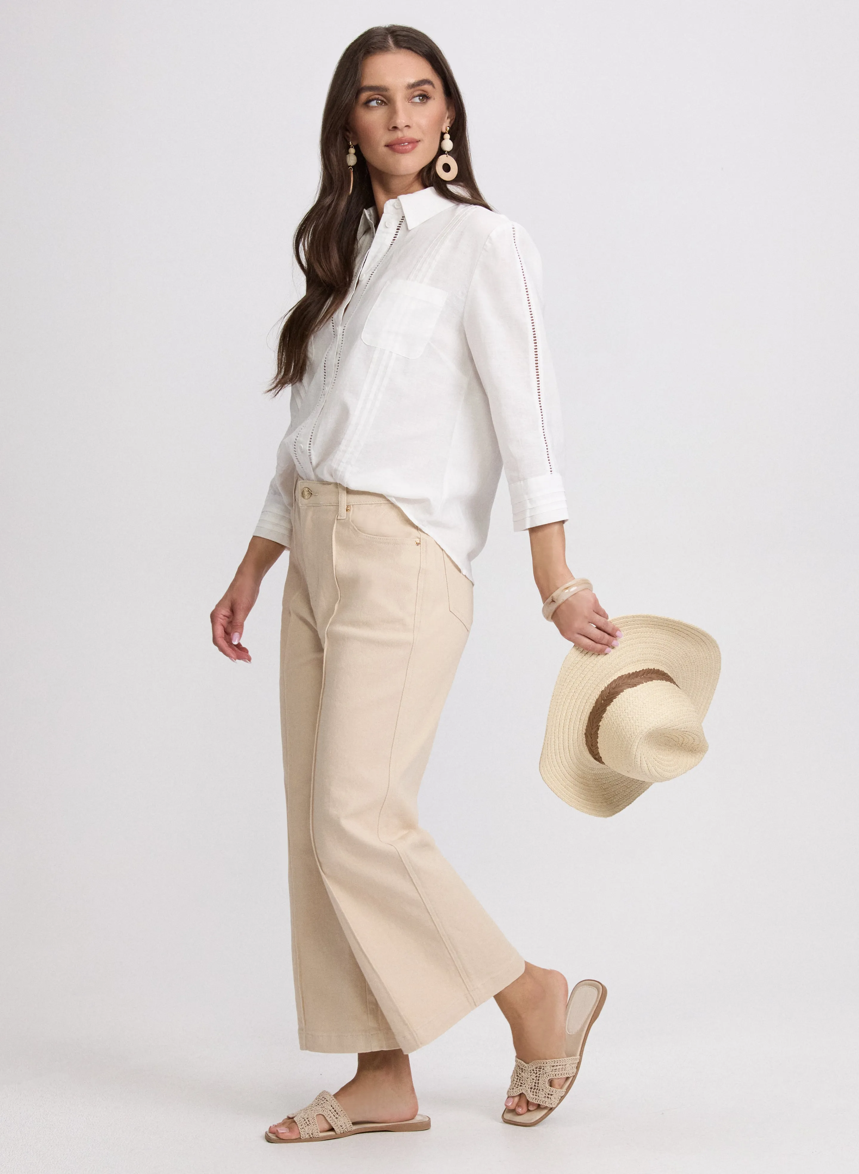 Cropped Flare-Leg Jeans sold by Laura product image thumbnail 2