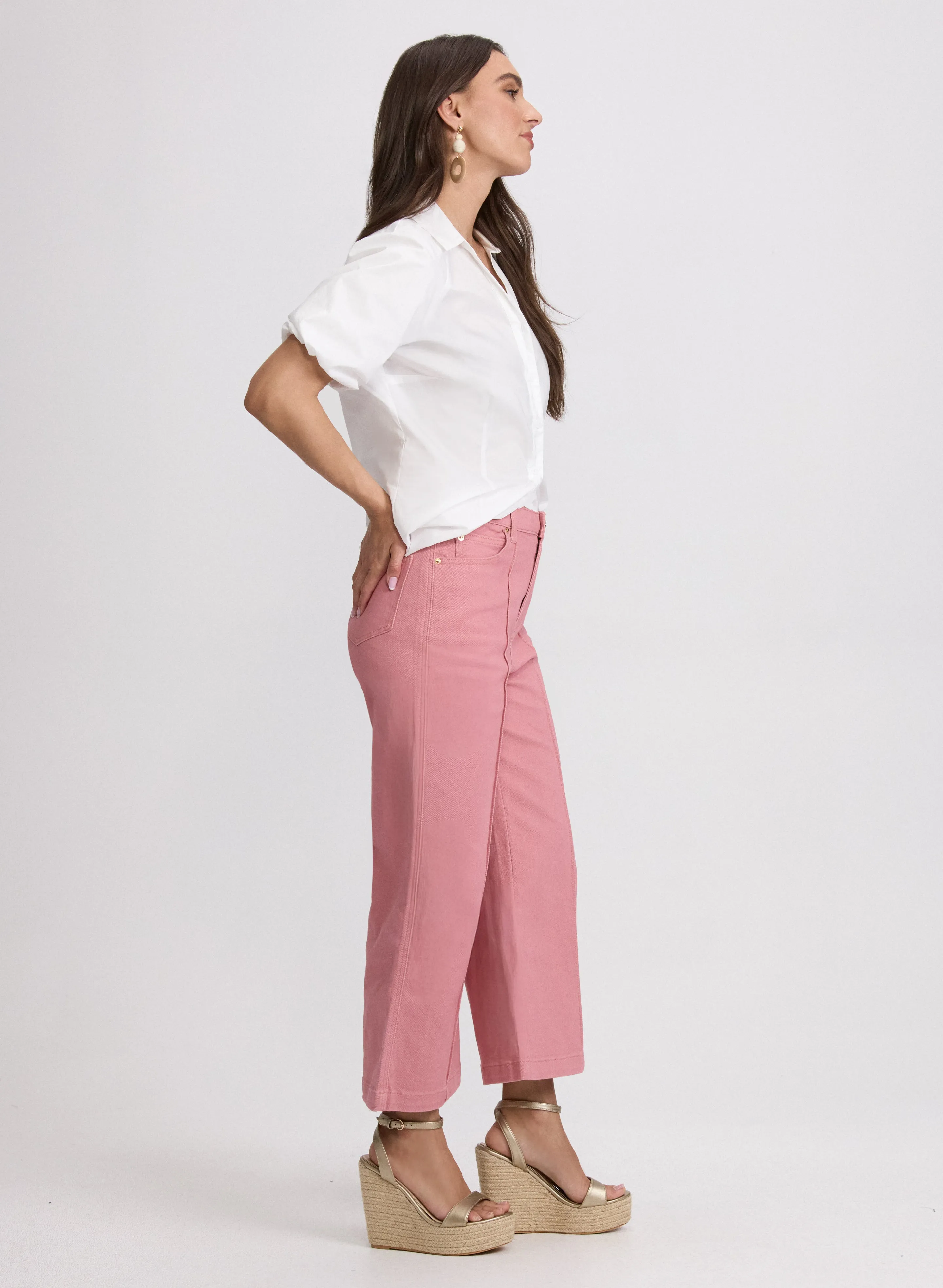 Cropped Flare-Leg Jeans sold by Laura product image thumbnail 2