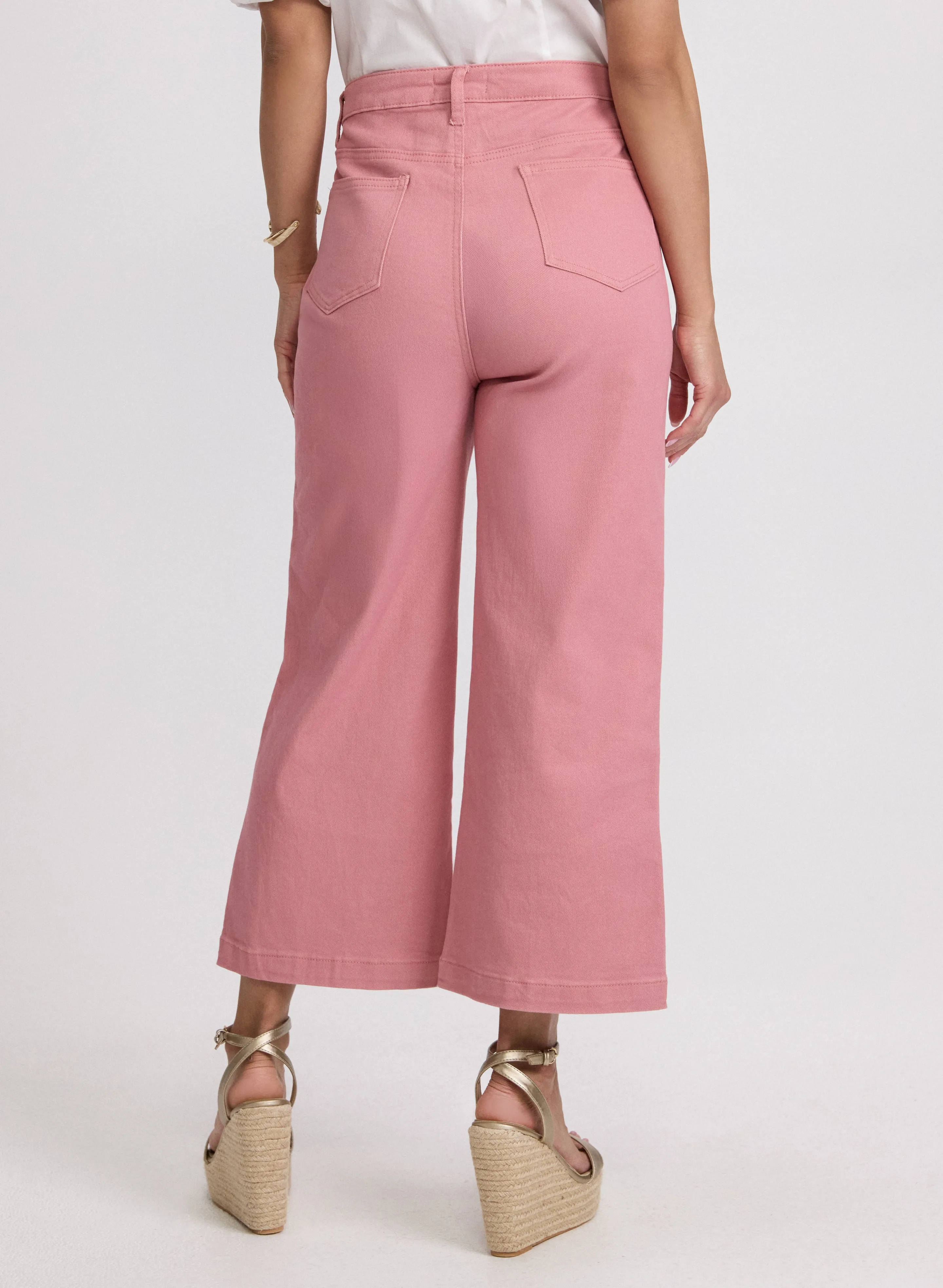 Cropped Flare-Leg Jeans sold by Laura product image thumbnail 3