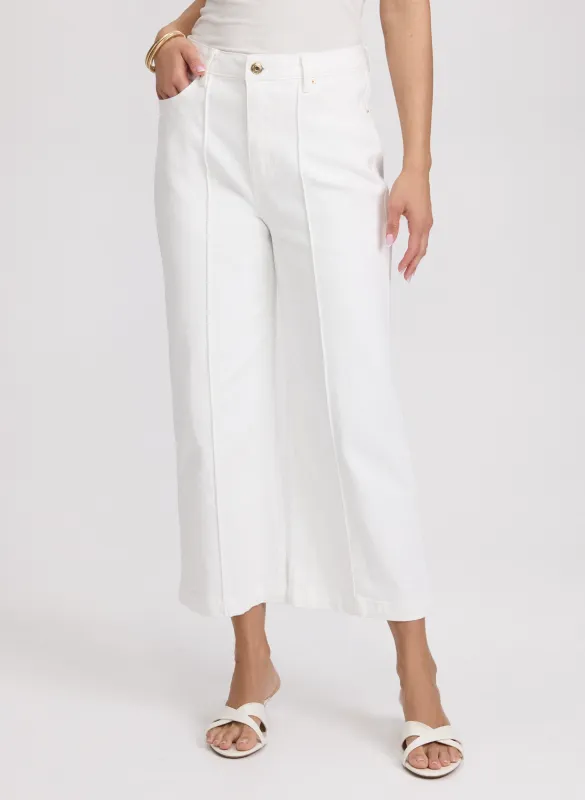 Cropped Flare-Leg Jeans sold by Laura