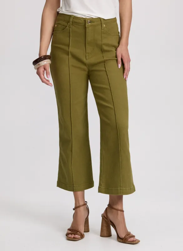 Cropped Flare-Leg Jeans sold by Laura