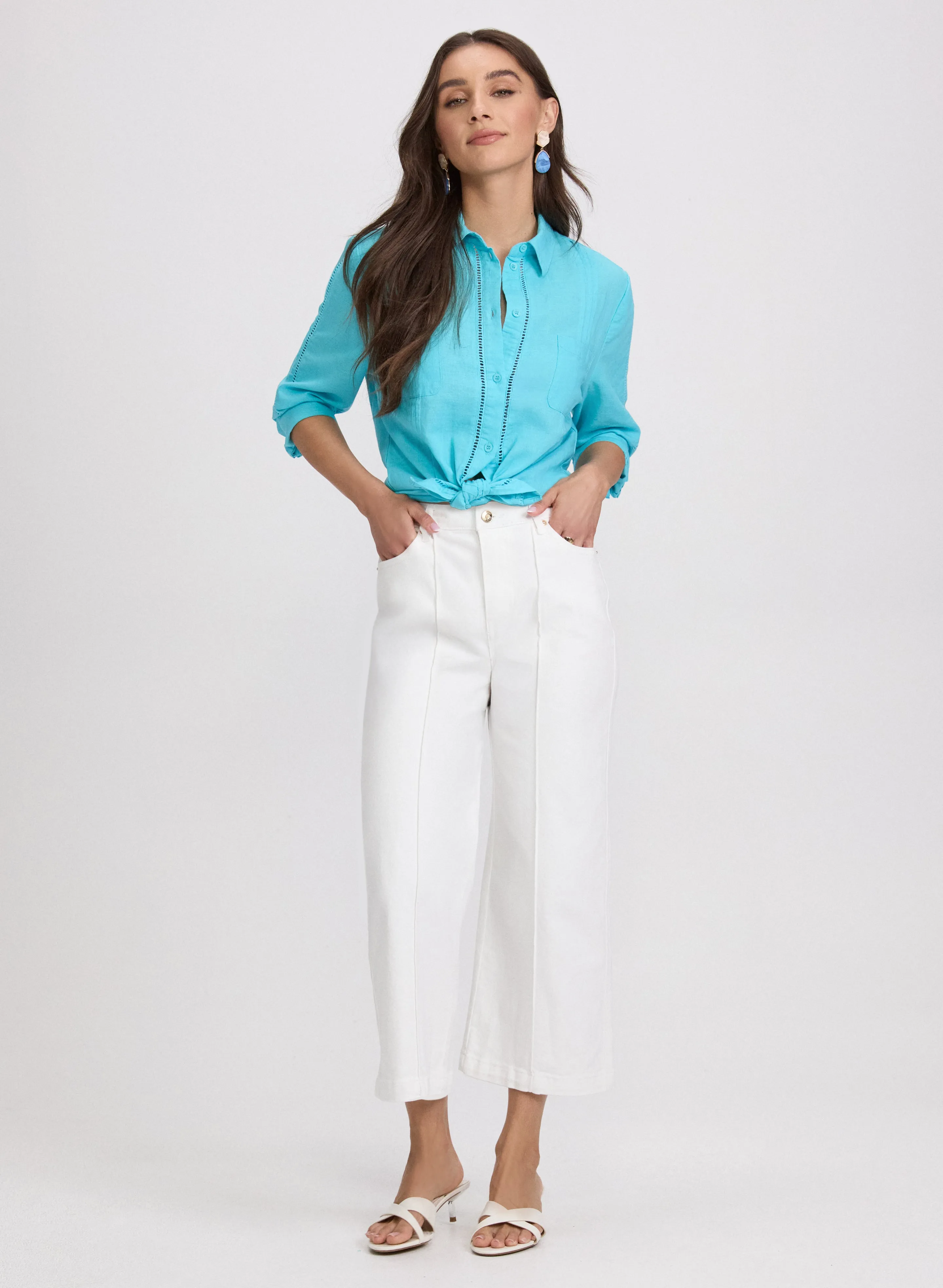 Linen-Cotton Blend Blouse sold by Laura product image thumbnail 4