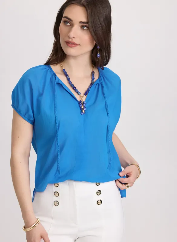 Cotton Puff Sleeve Blouse sold by Laura