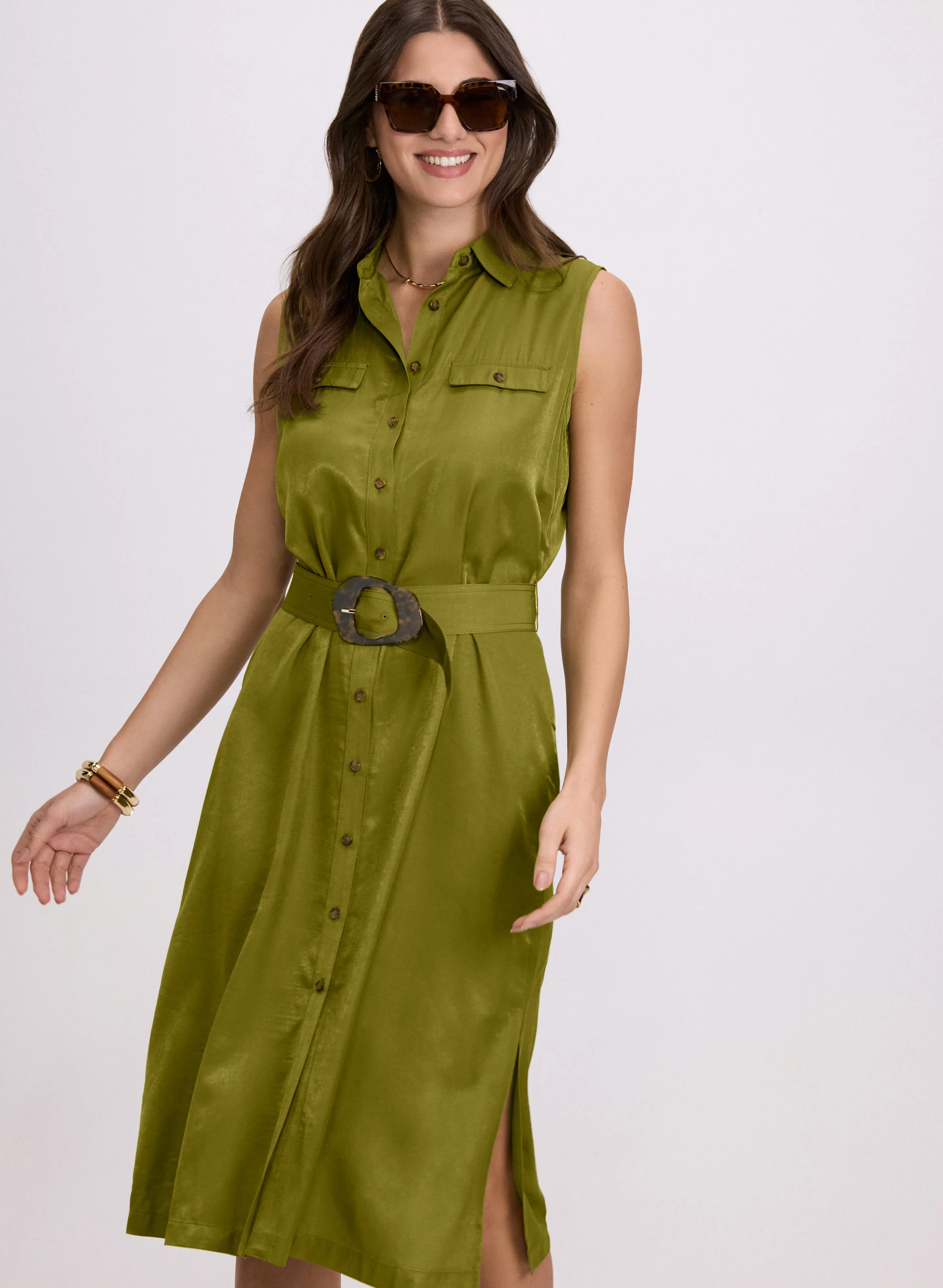 Belted Shirt Dress sold by Laura product image thumbnail 5