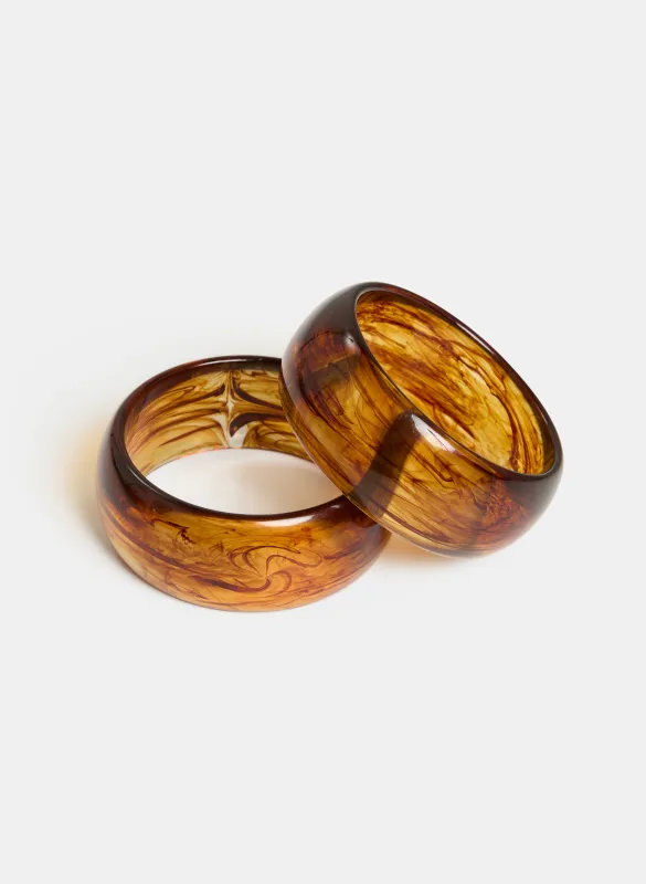 Resin Bangle Set sold by Laura