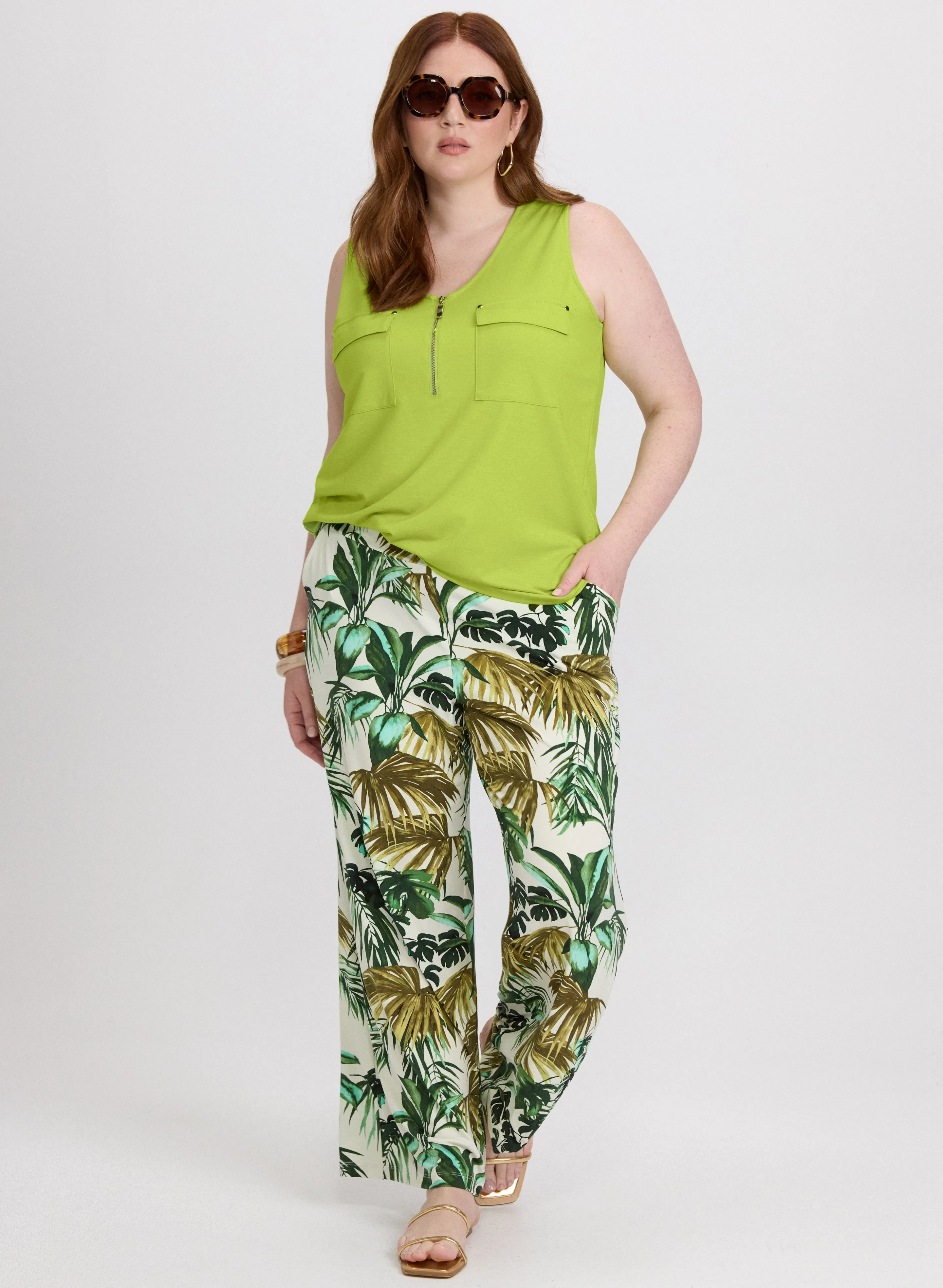 Zip-Up Tank Top sold by Laura product image thumbnail 2