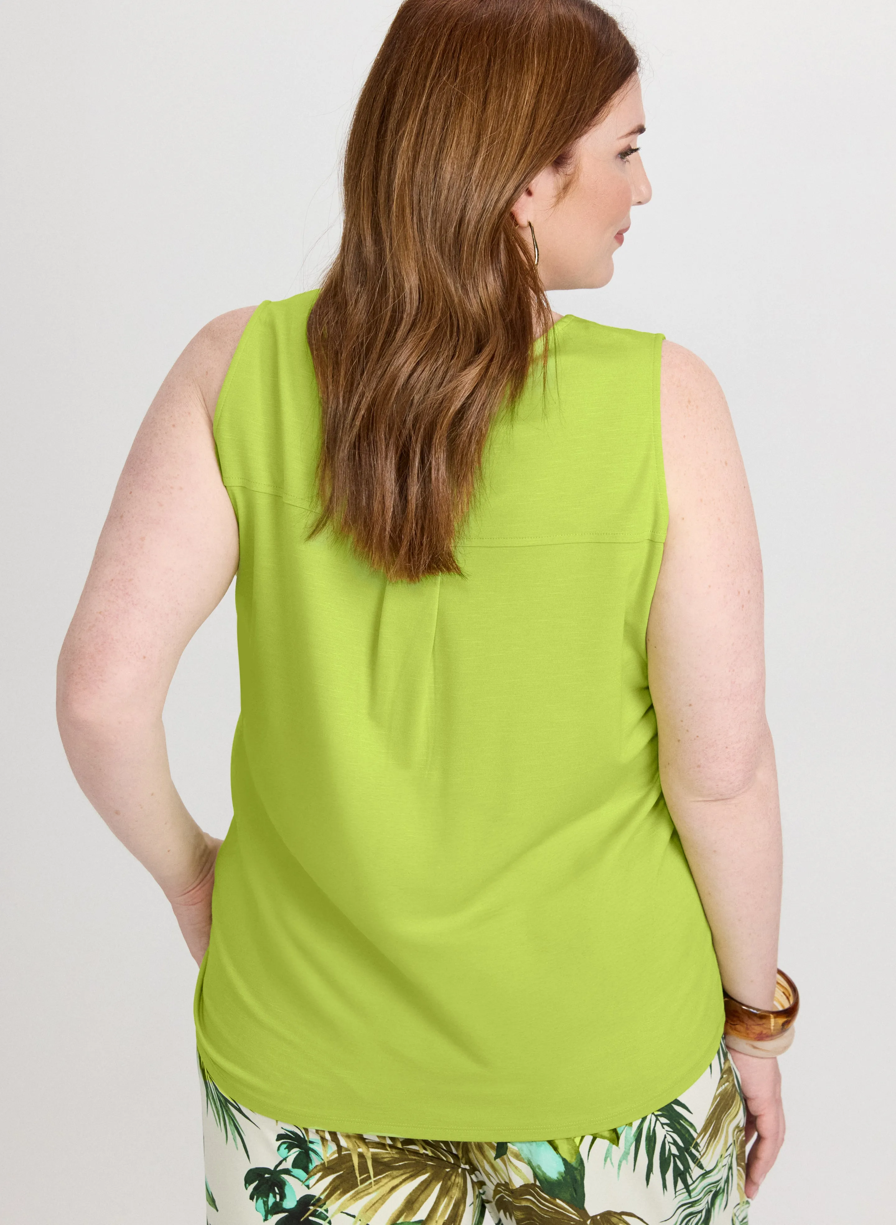 Zip-Up Tank Top sold by Laura product image thumbnail 4