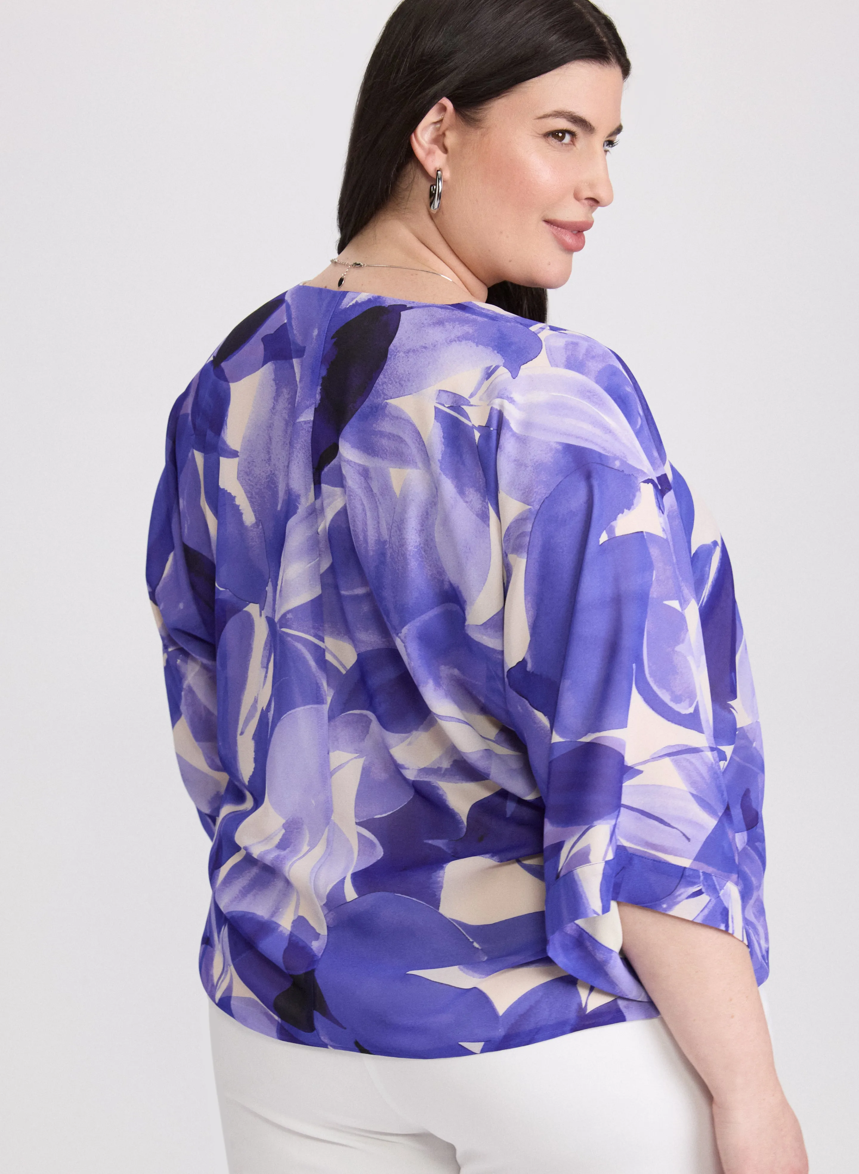 Leaf Print Blouse sold by Laura product image thumbnail 3