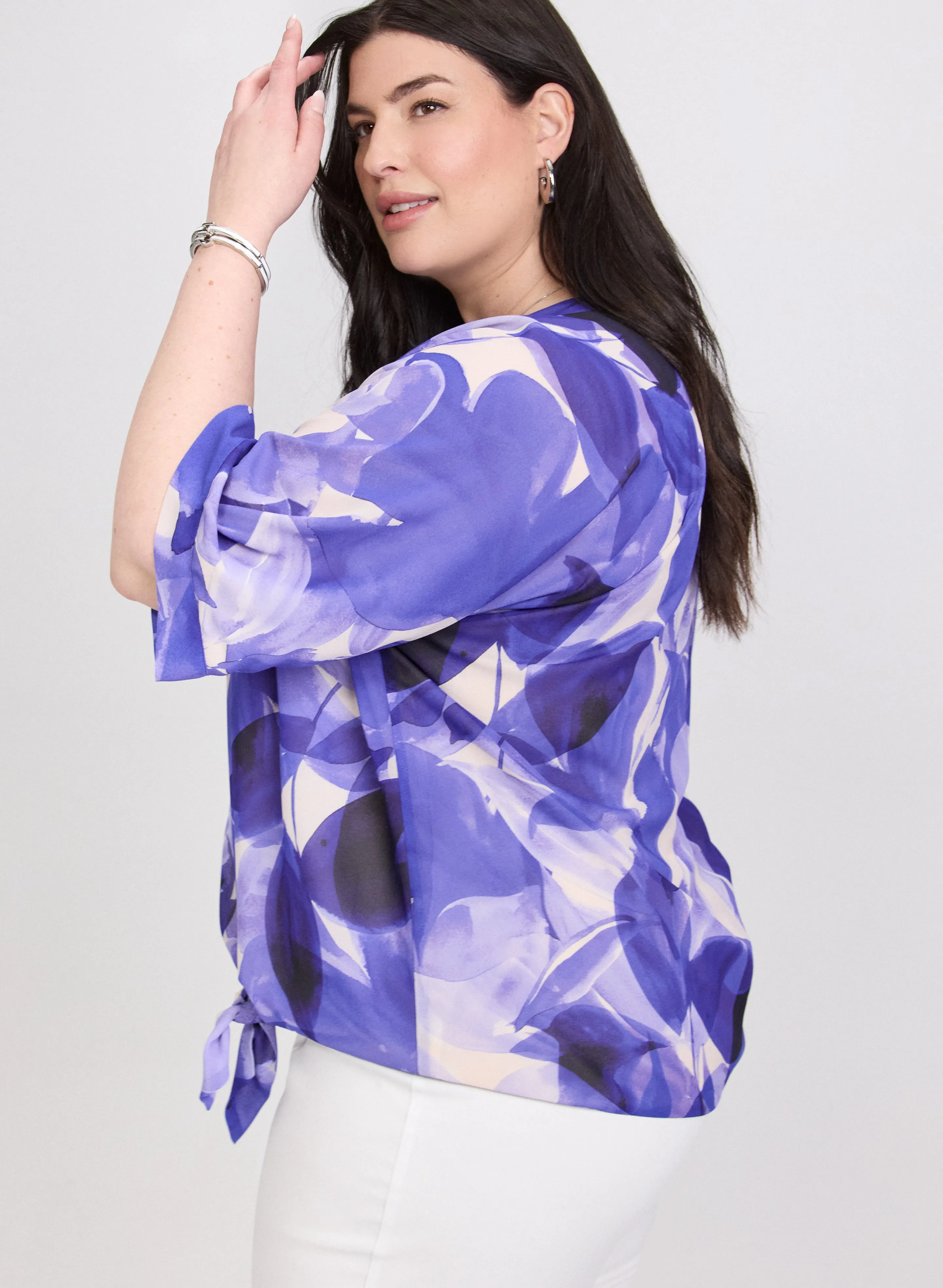 Leaf Print Blouse sold by Laura product image thumbnail 2