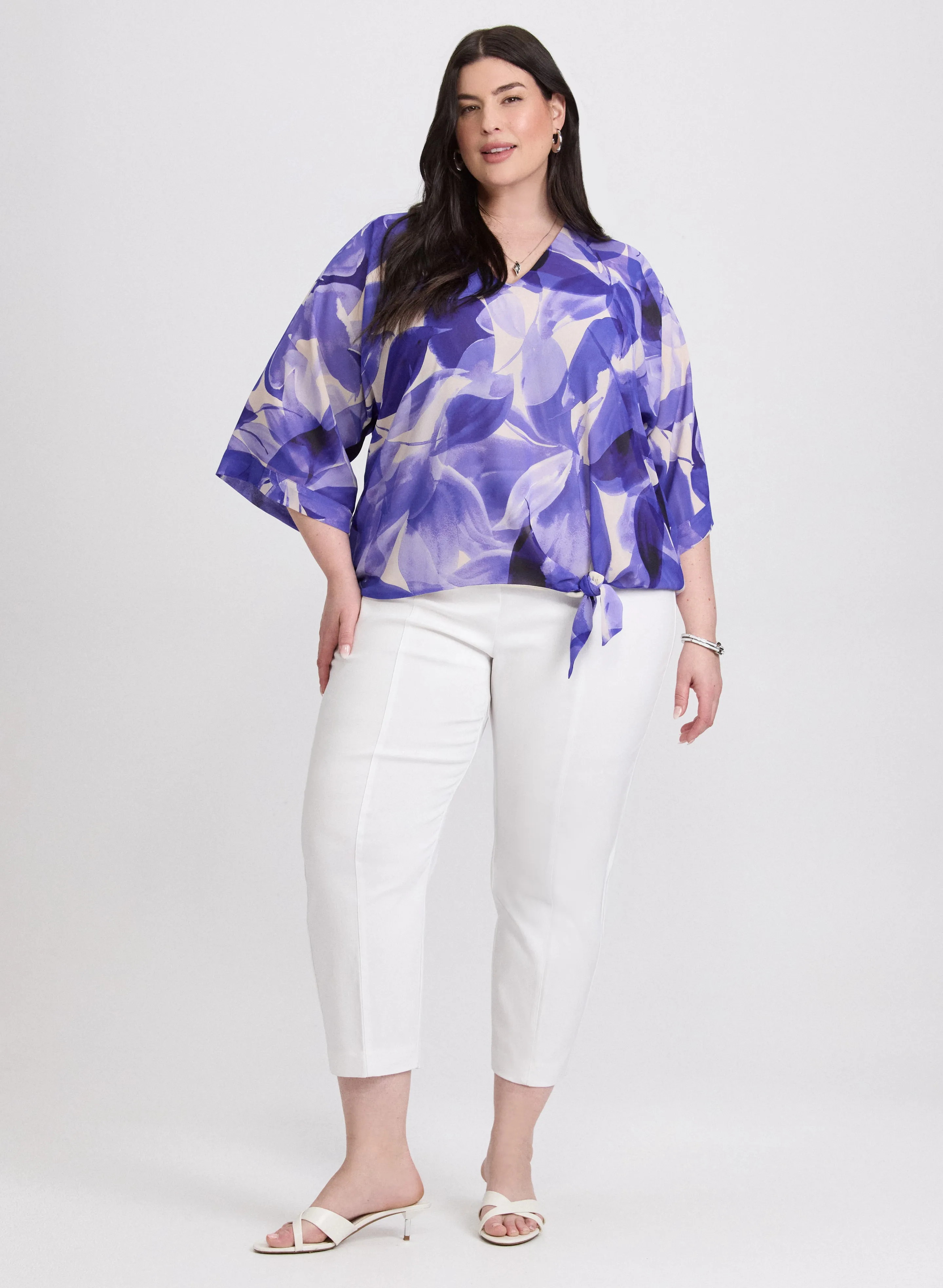 Leaf Print Blouse sold by Laura product image thumbnail 4