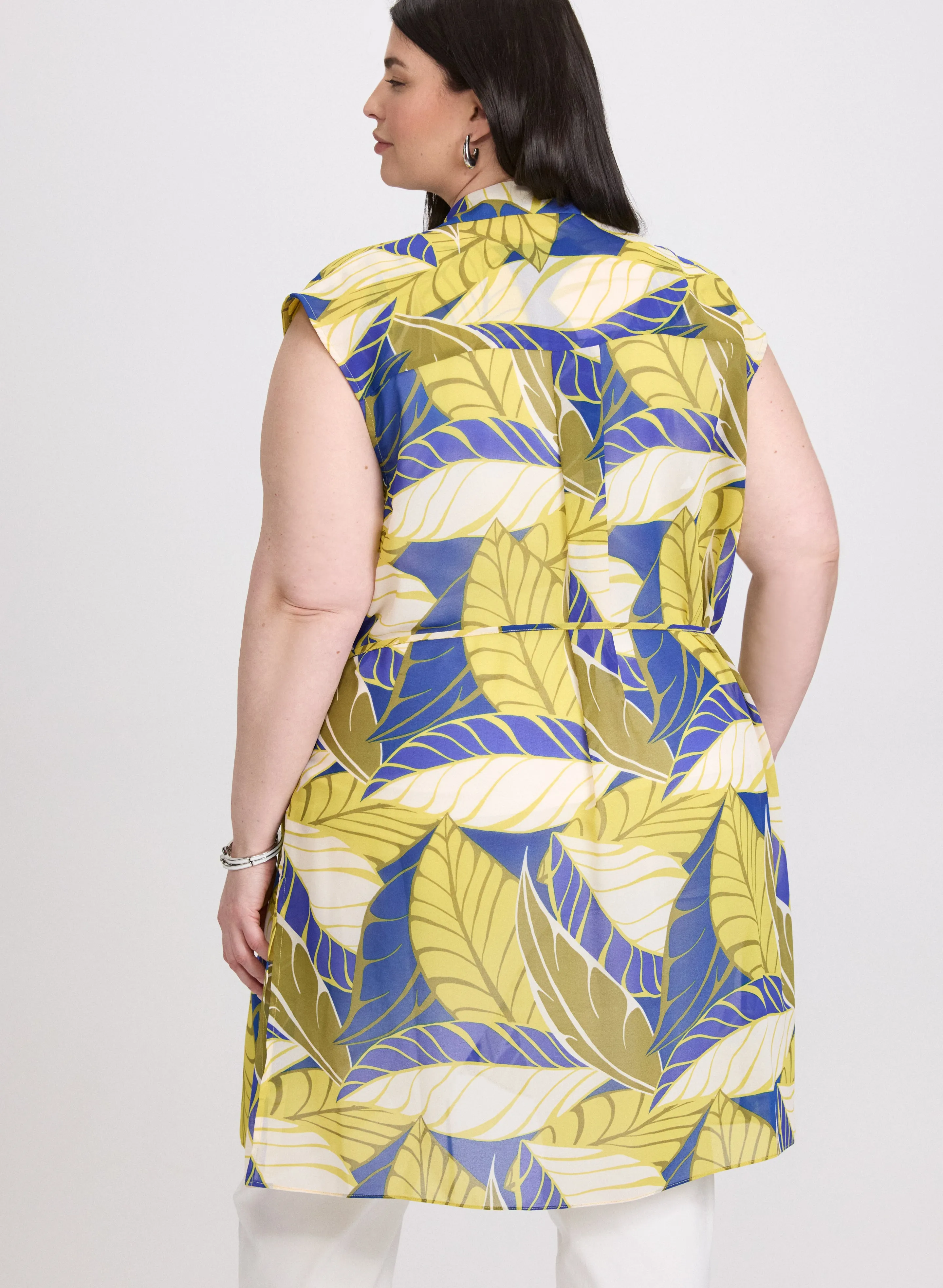 Palm Print Tunic Blouse sold by Laura product image thumbnail 3