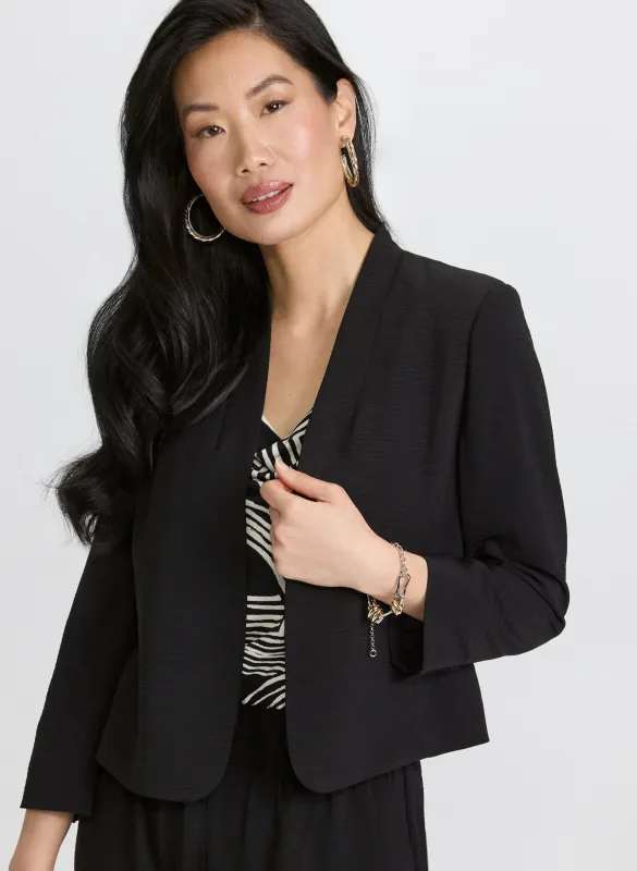Short Collarless Jacket sold by Laura