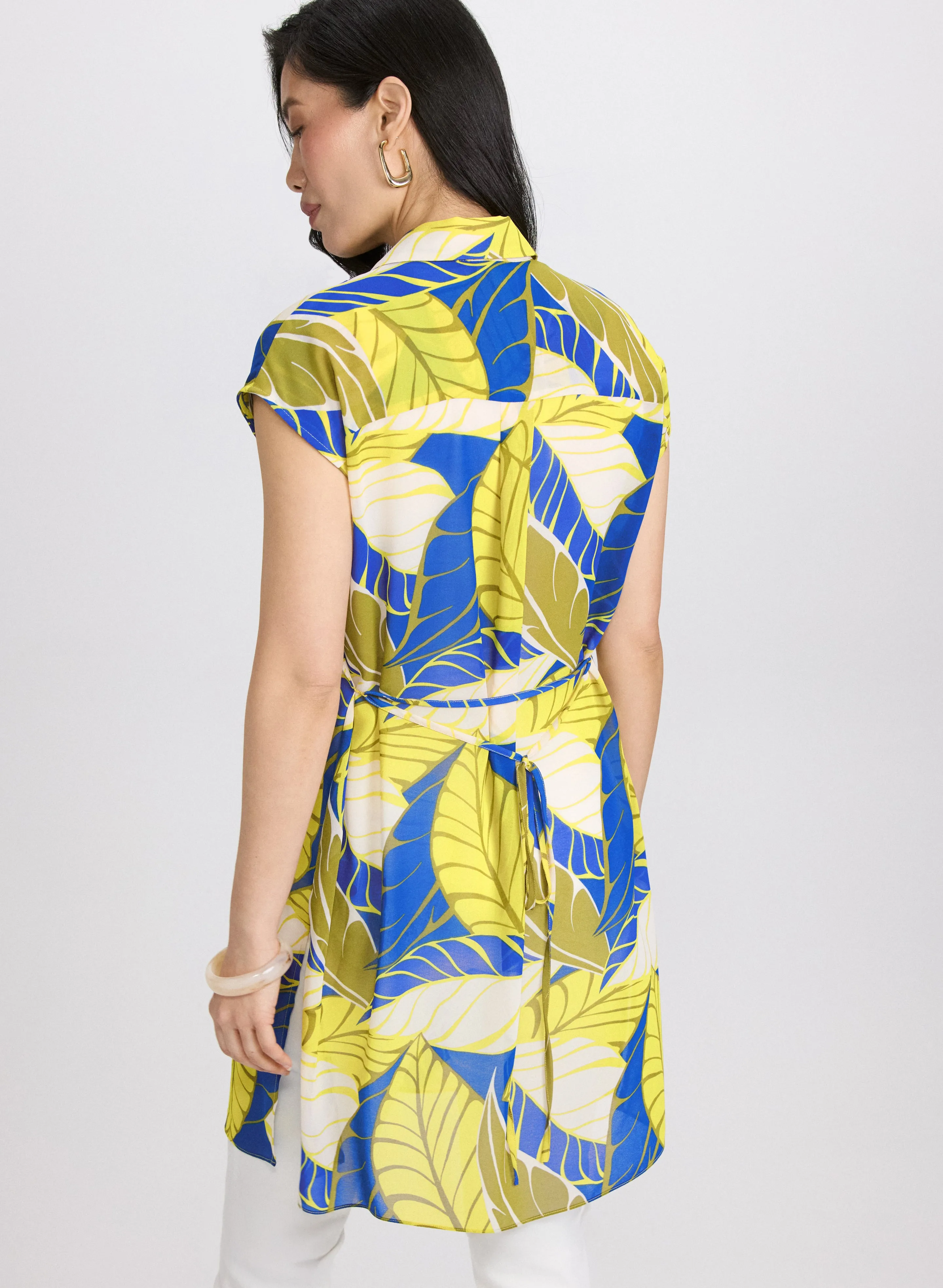 Palm Print Tunic Blouse sold by Laura product image thumbnail 4