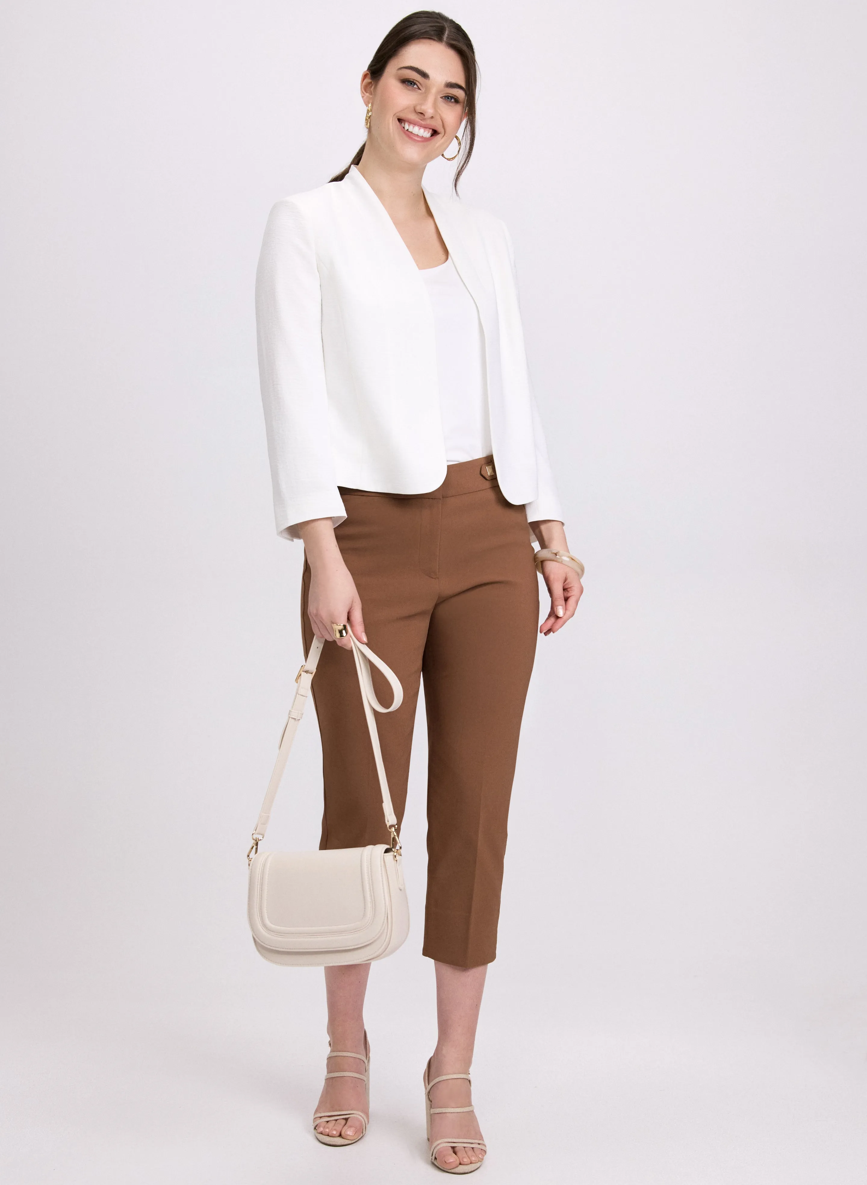 Short Collarless Jacket sold by Laura product image thumbnail 4