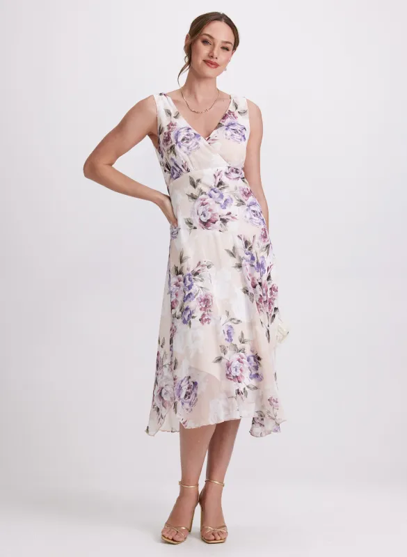 Floral Chiffon Dress sold by Laura