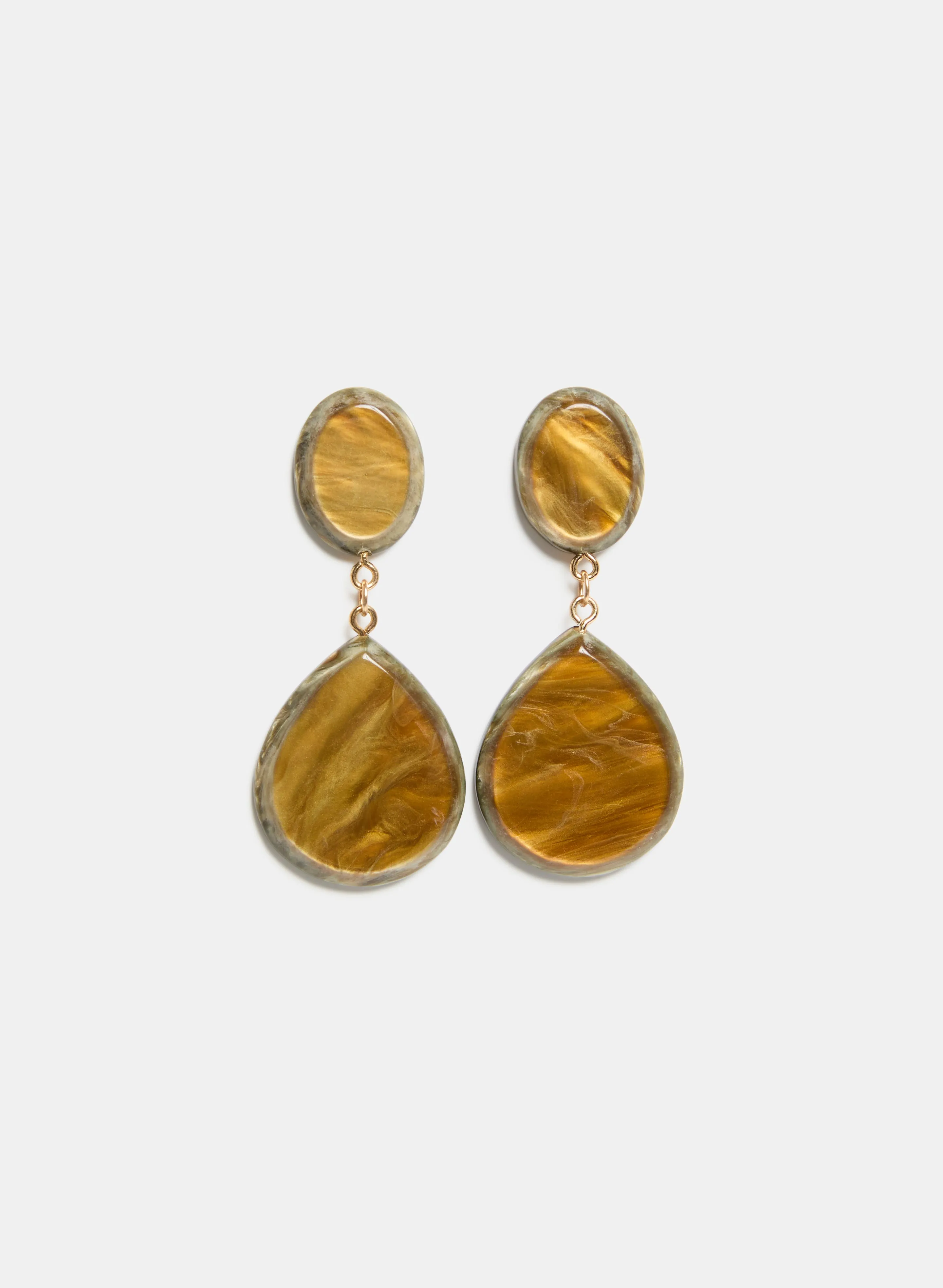 Tiered Resin Earrings sold by Laura