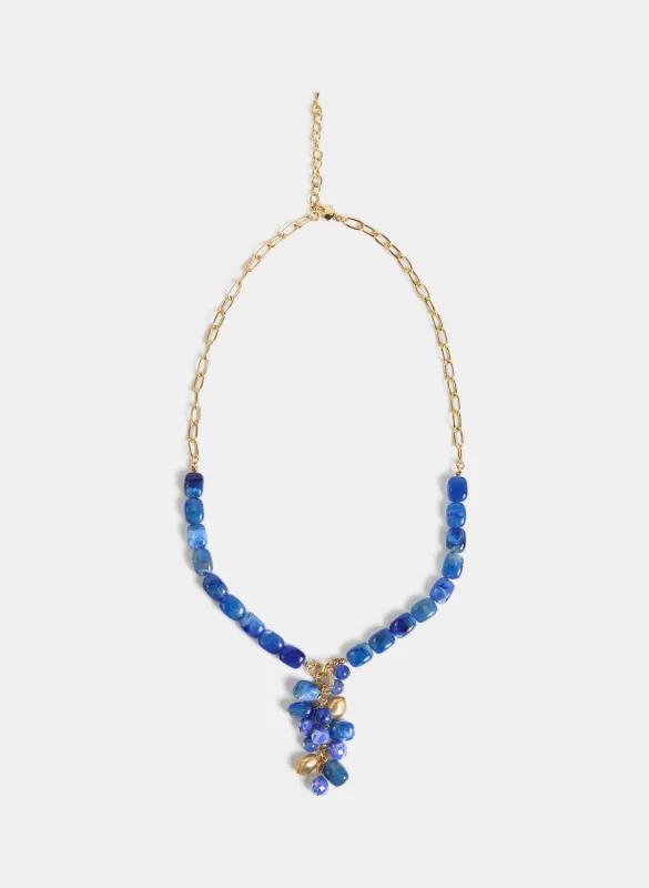Beaded Pendant Necklace sold by Laura