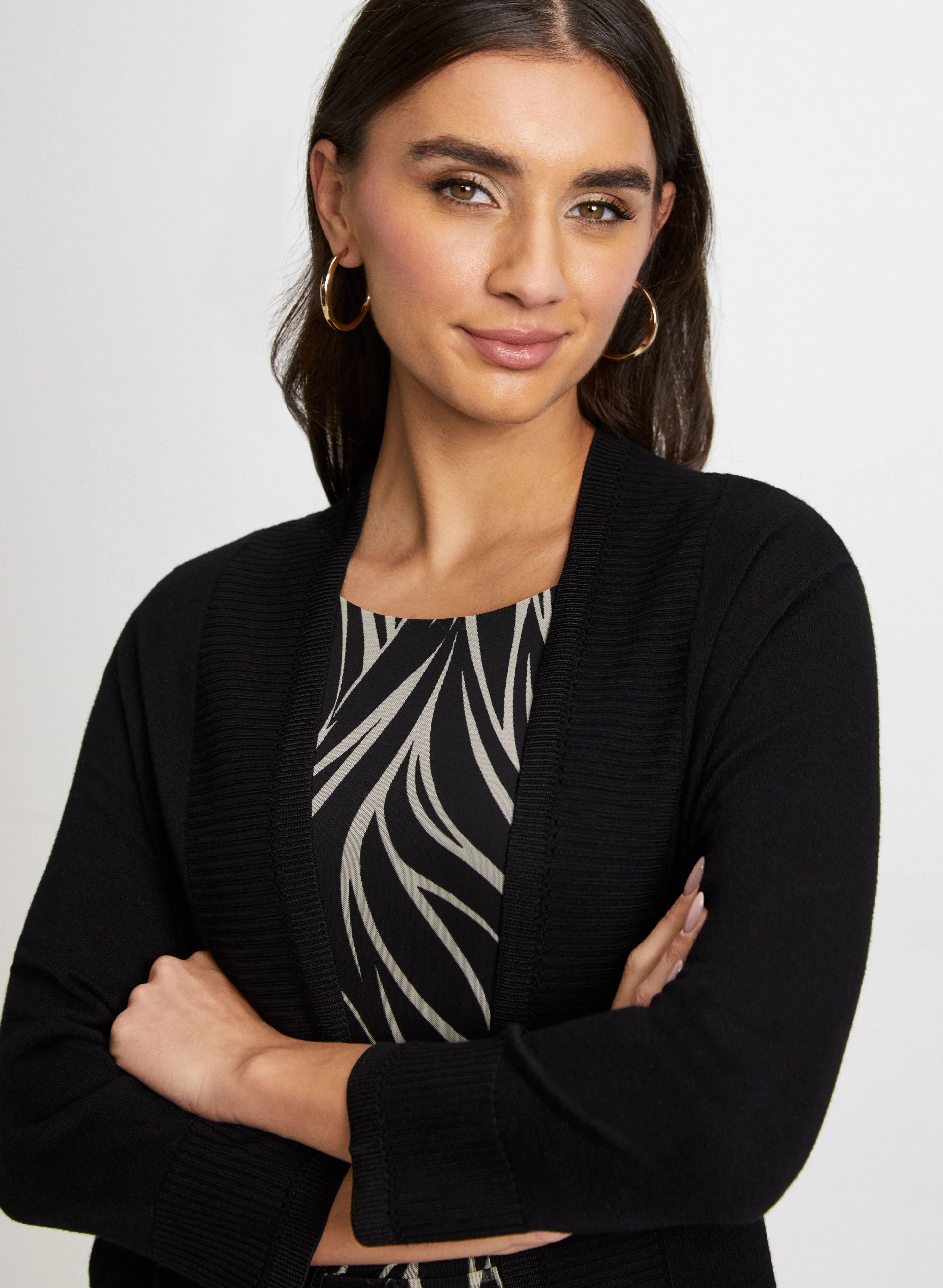 Short Rib Detail Cardigan sold by Laura product image thumbnail 2