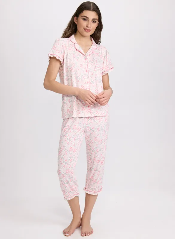 Leopard Print Pyjama Set sold by Laura