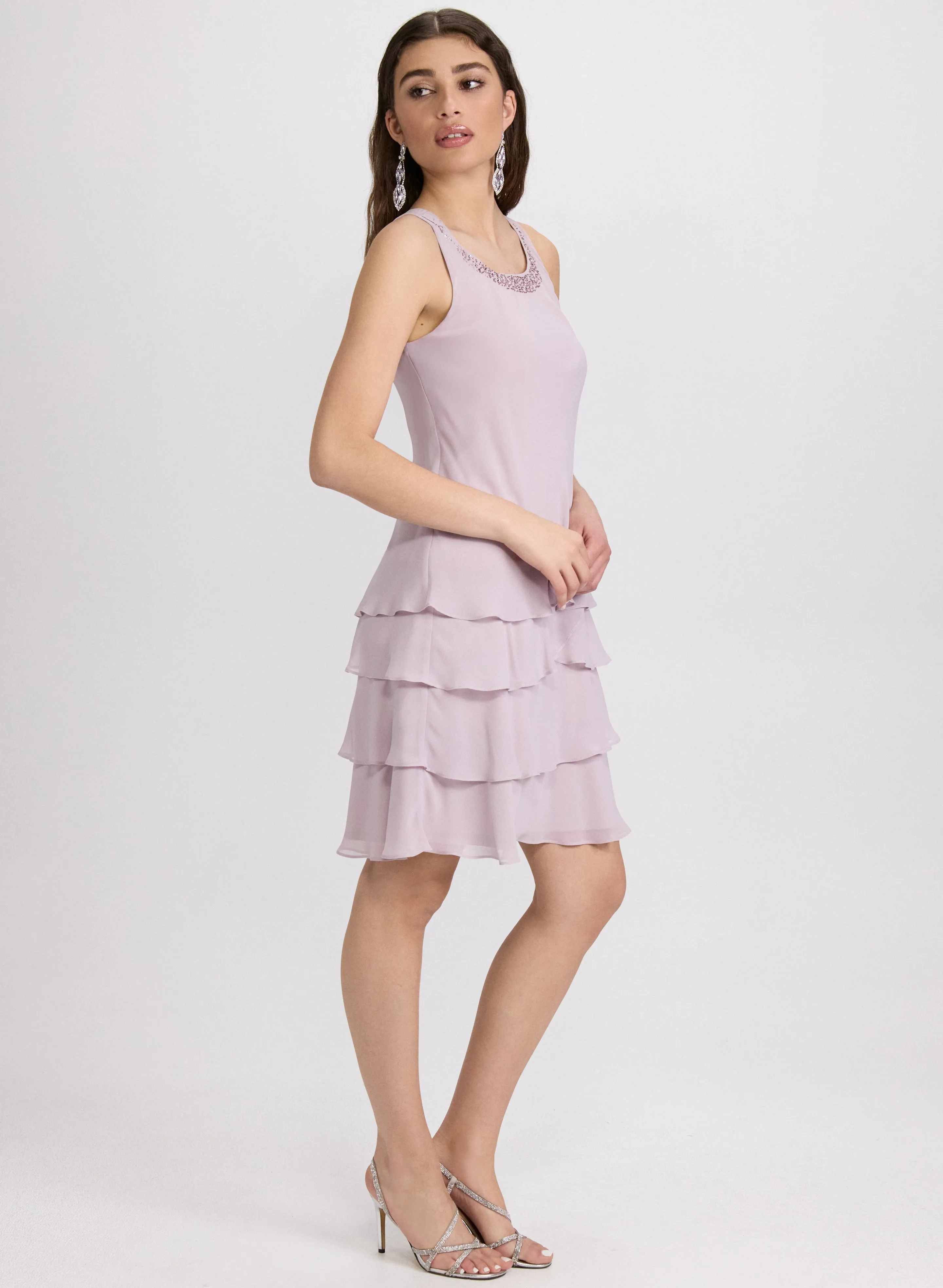 Embellished Jacket & Tiered Dress Set sold by Laura product image thumbnail 2