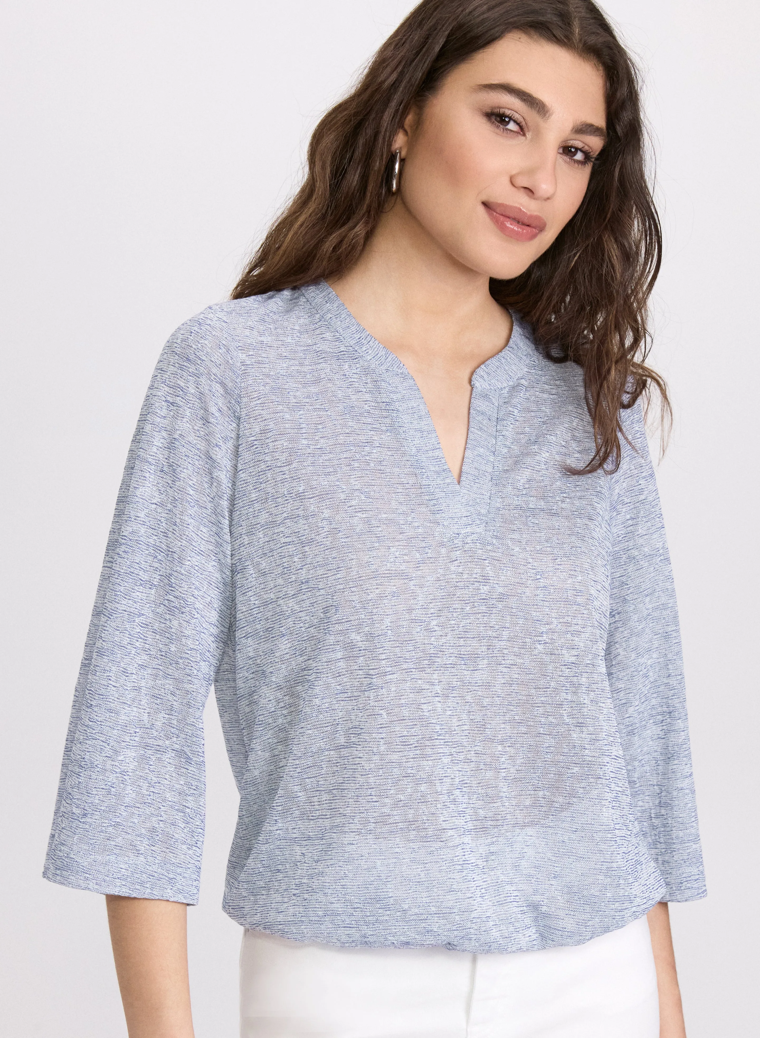 Mixed Knit Top sold by Laura