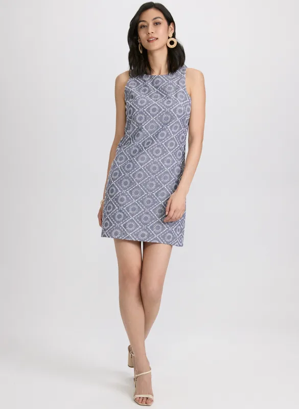 Cotton Eyelet Embroidered Dress sold by Laura