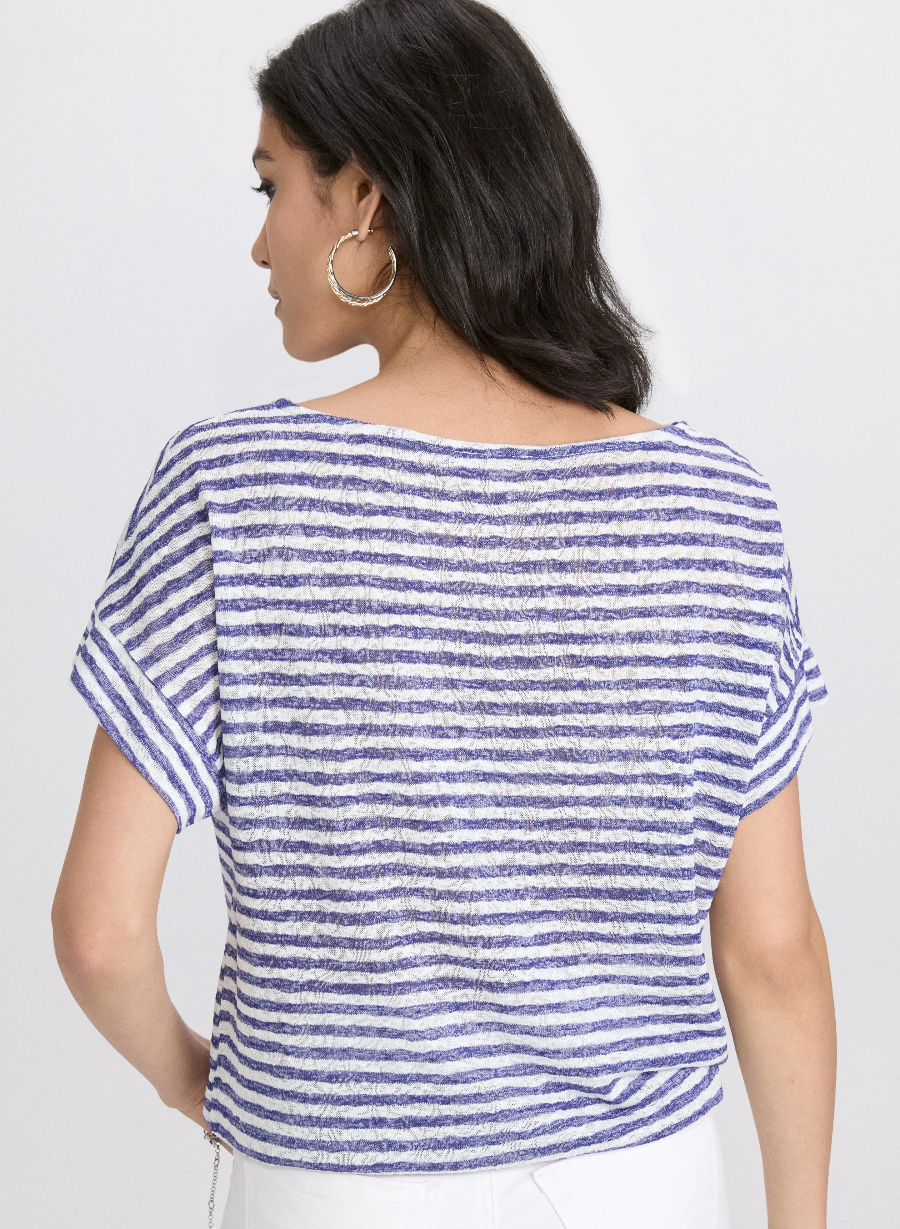 Striped Drawstring Top sold by Laura product image thumbnail 3