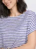 Striped Drawstring Top sold by Laura