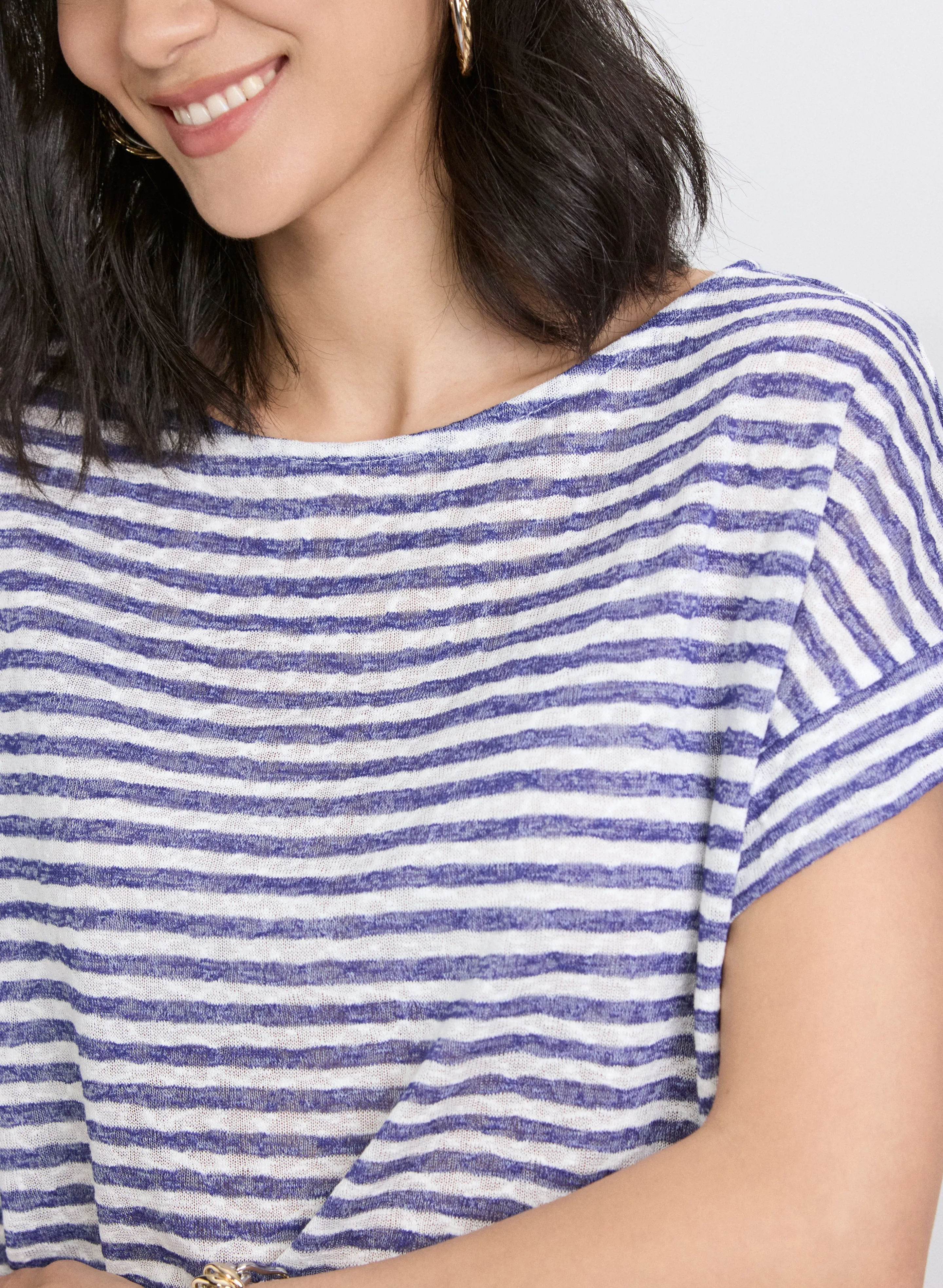 Striped Drawstring Top sold by Laura product image thumbnail 5