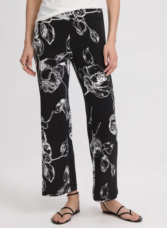 Floral Wide-Leg Pants sold by Laura