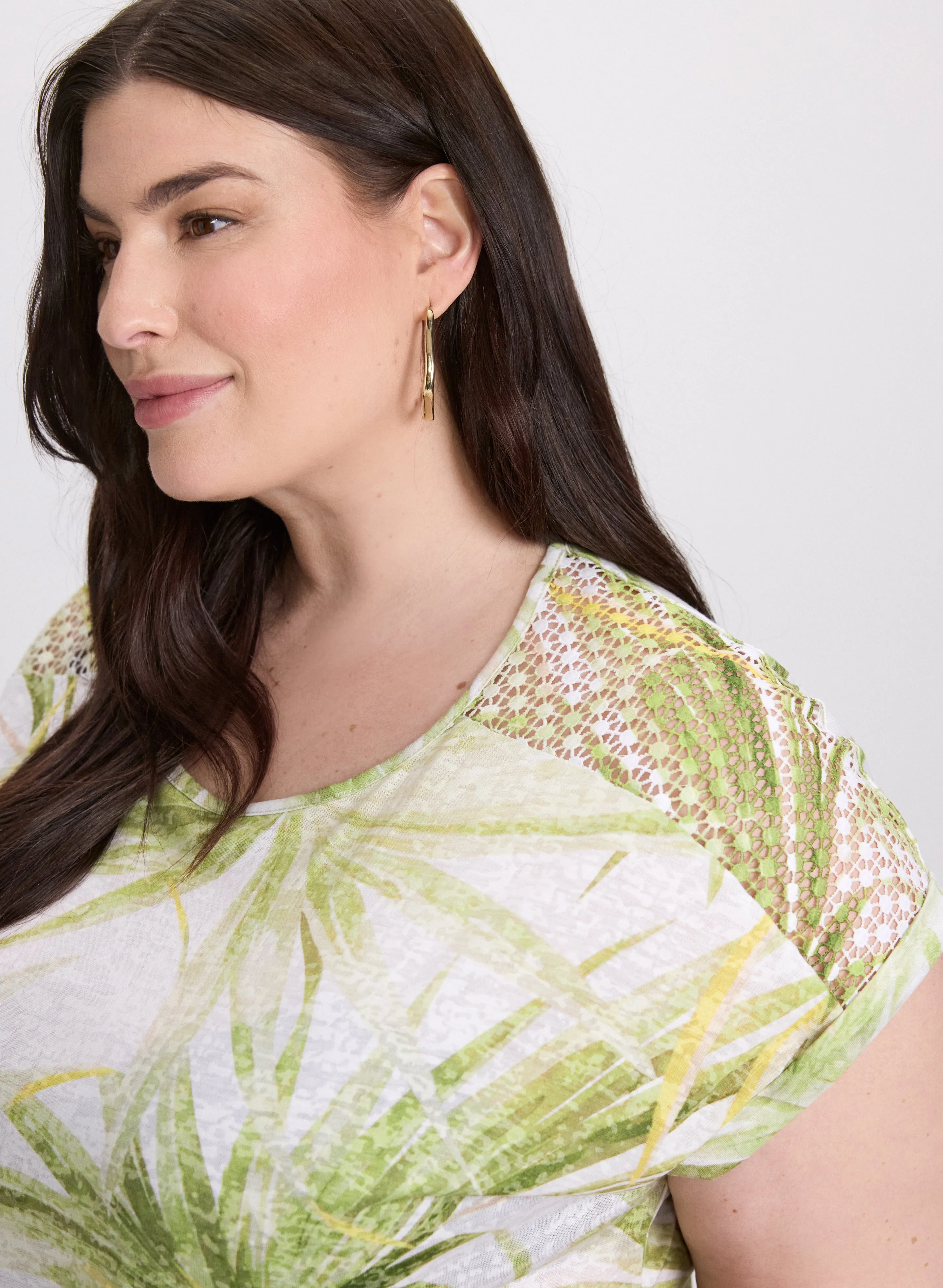 Tropical Print T-Shirt sold by Laura product image thumbnail 4