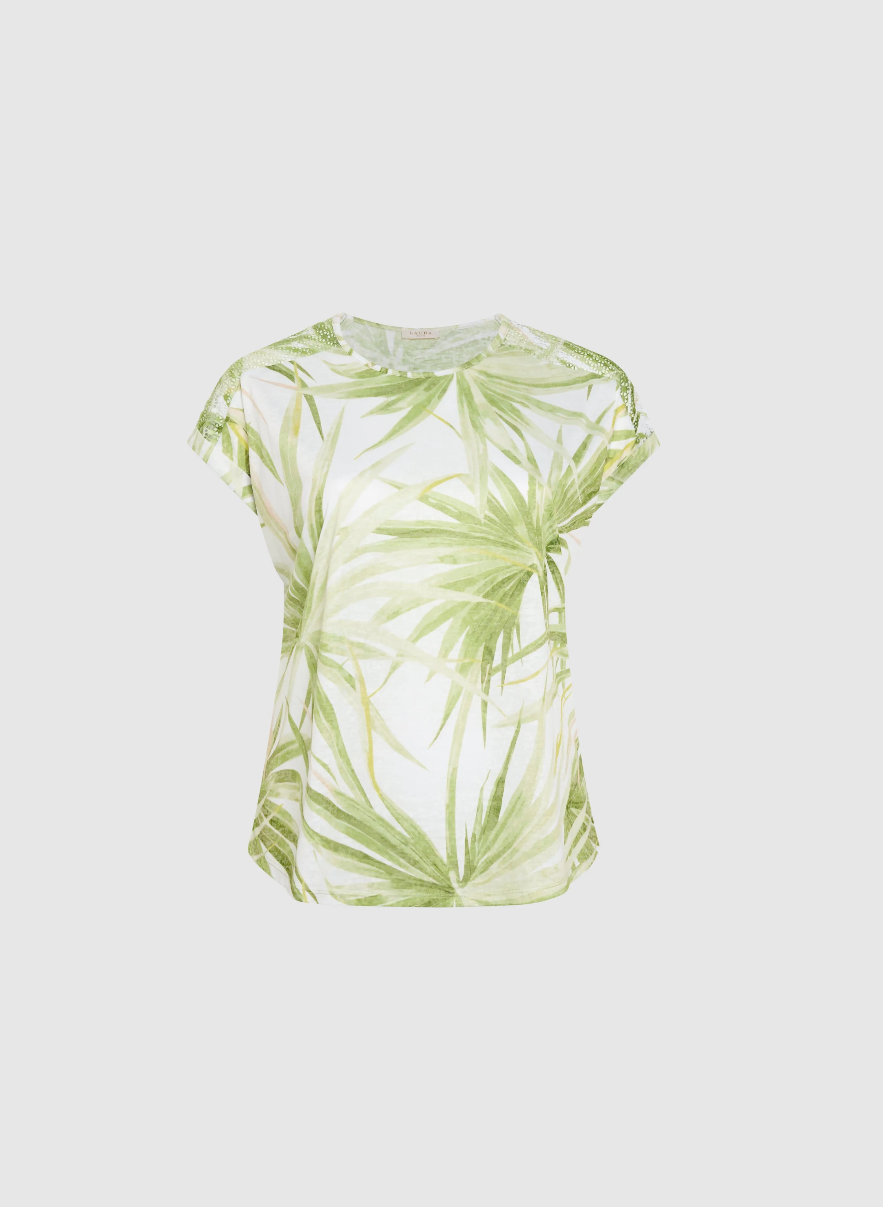 Tropical Print T-Shirt sold by Laura product image thumbnail 5