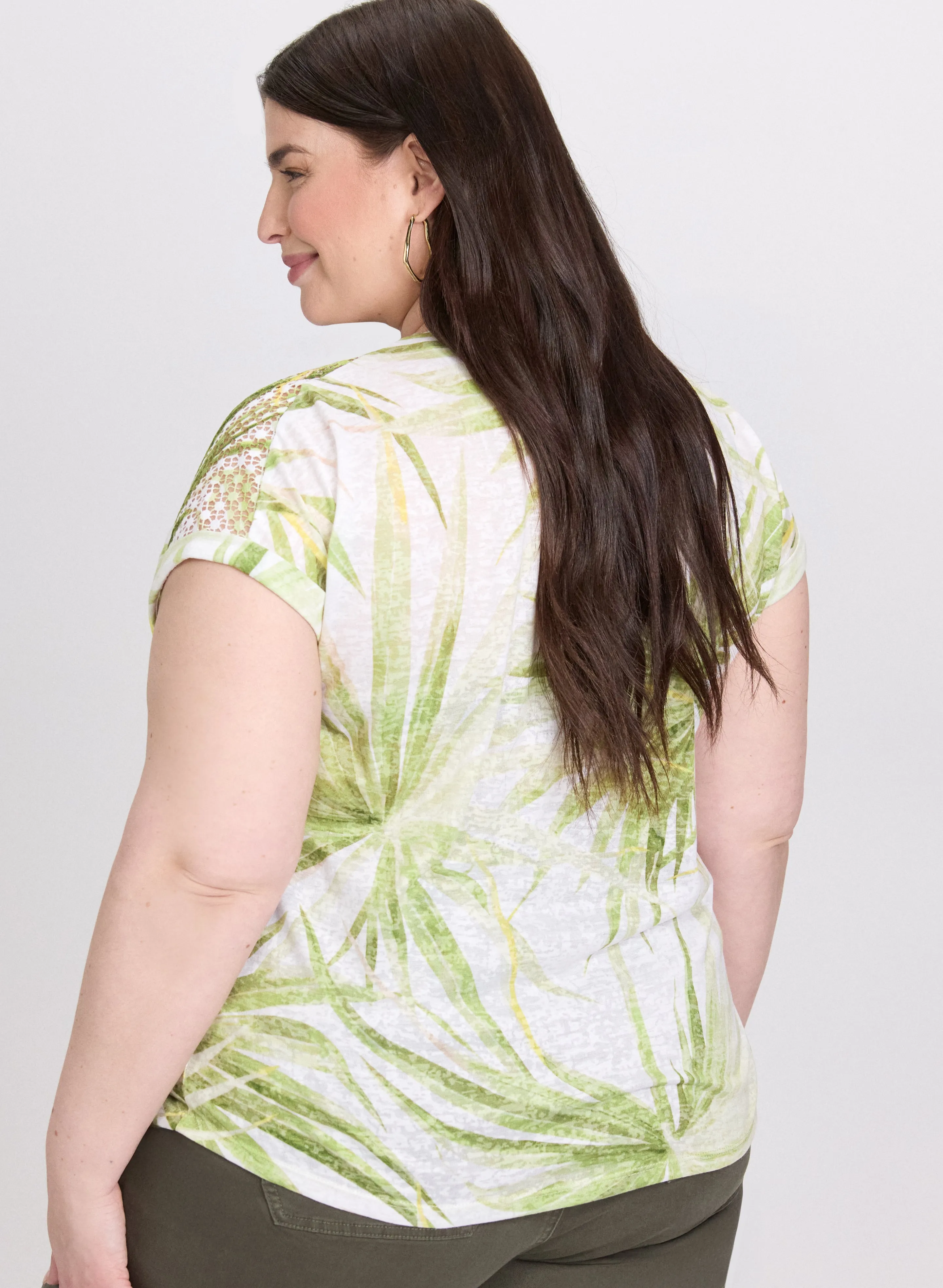 Tropical Print T-Shirt sold by Laura product image thumbnail 2