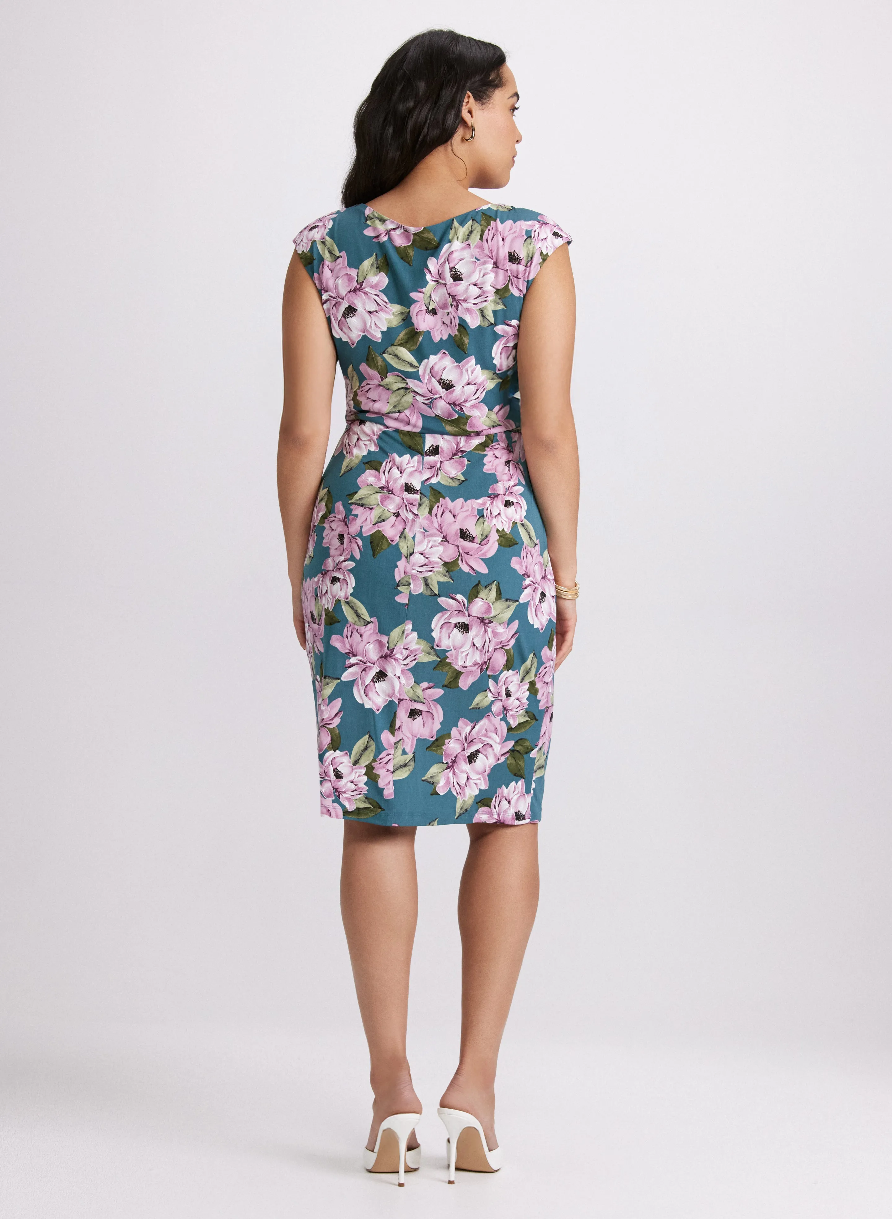 Floral Jersey Dress sold by Laura product image thumbnail 4