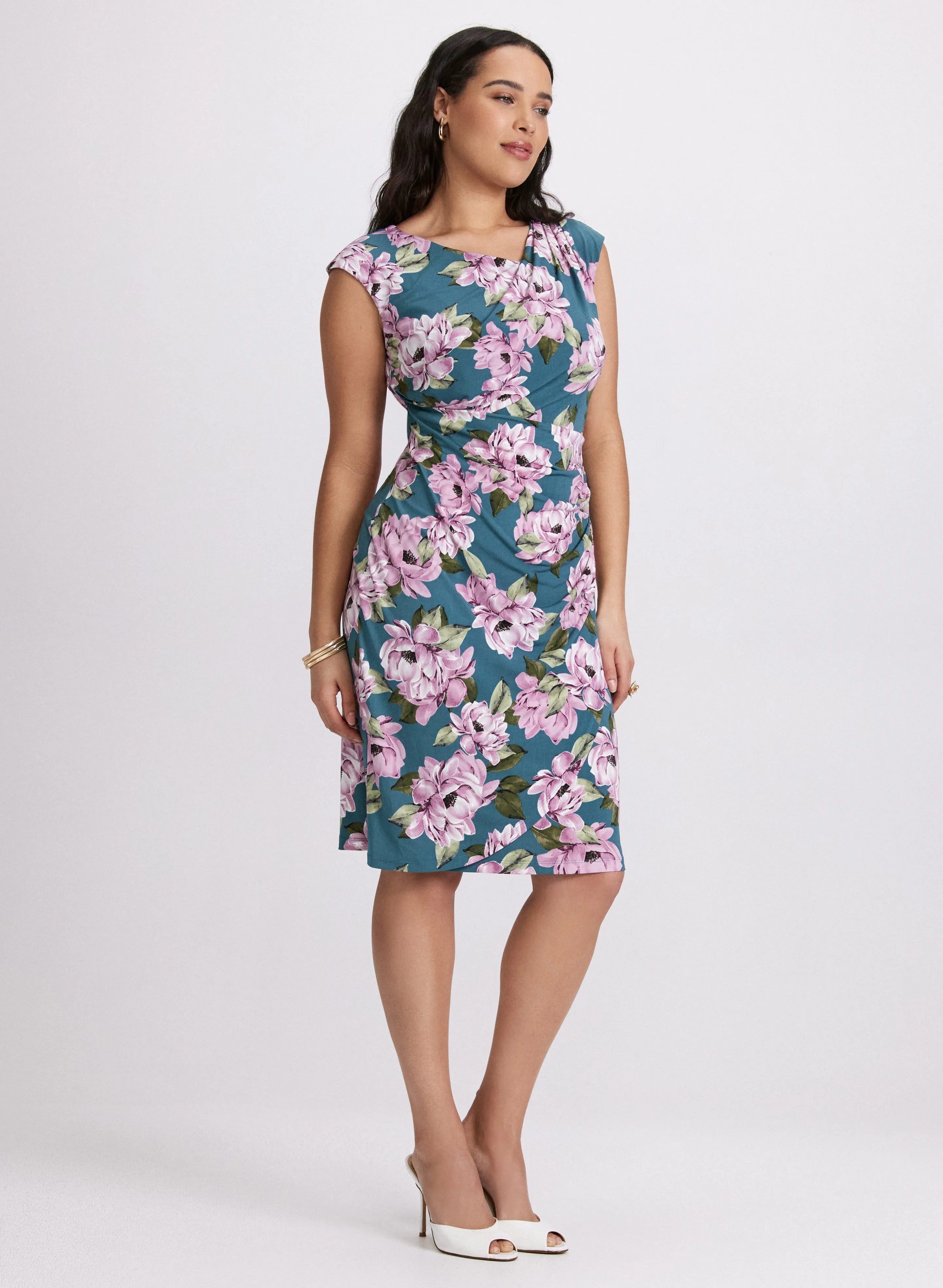 Floral Jersey Dress sold by Laura product image thumbnail 2