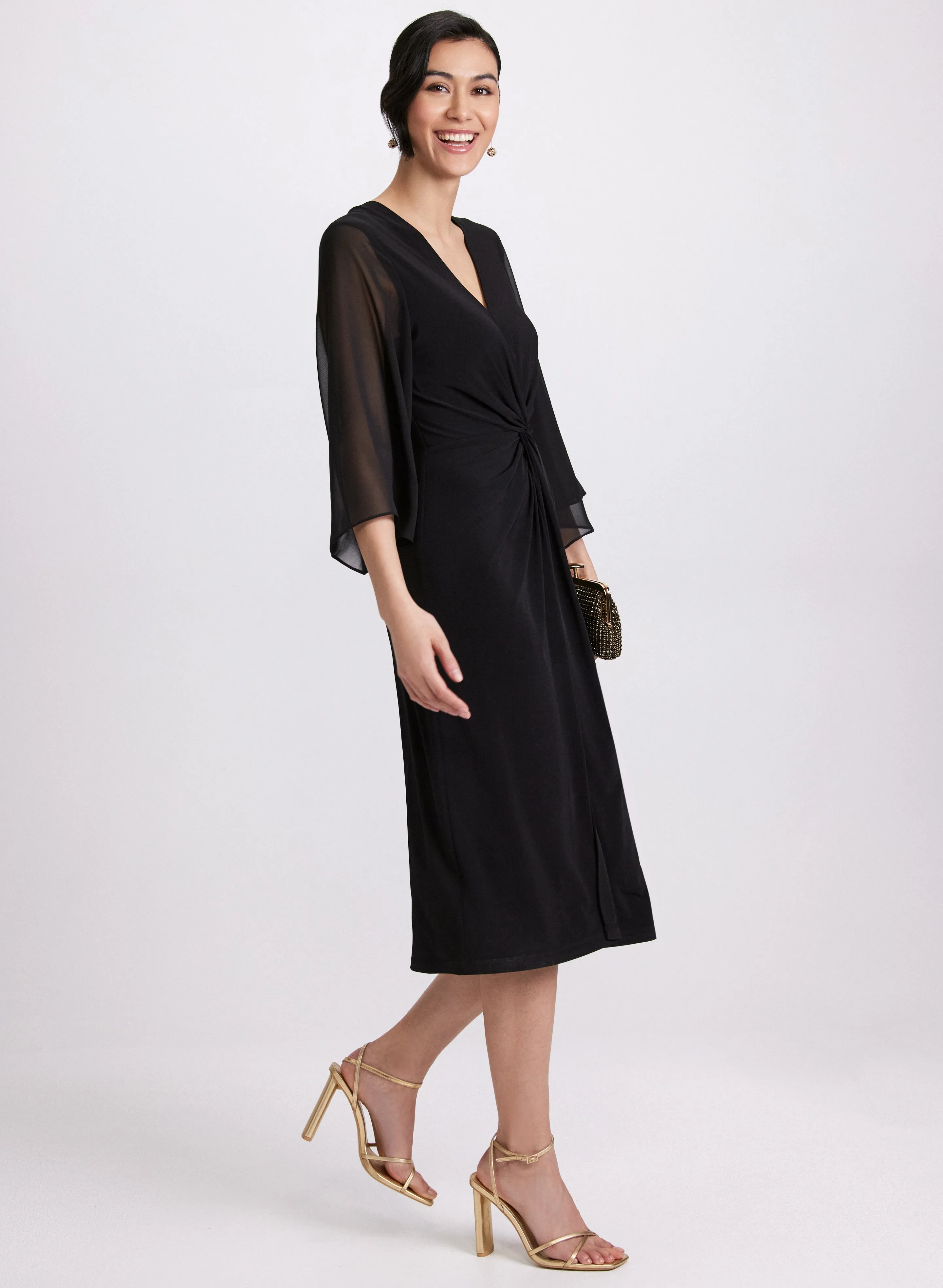 Chiffon Sleeve Dress sold by Laura product image thumbnail 2