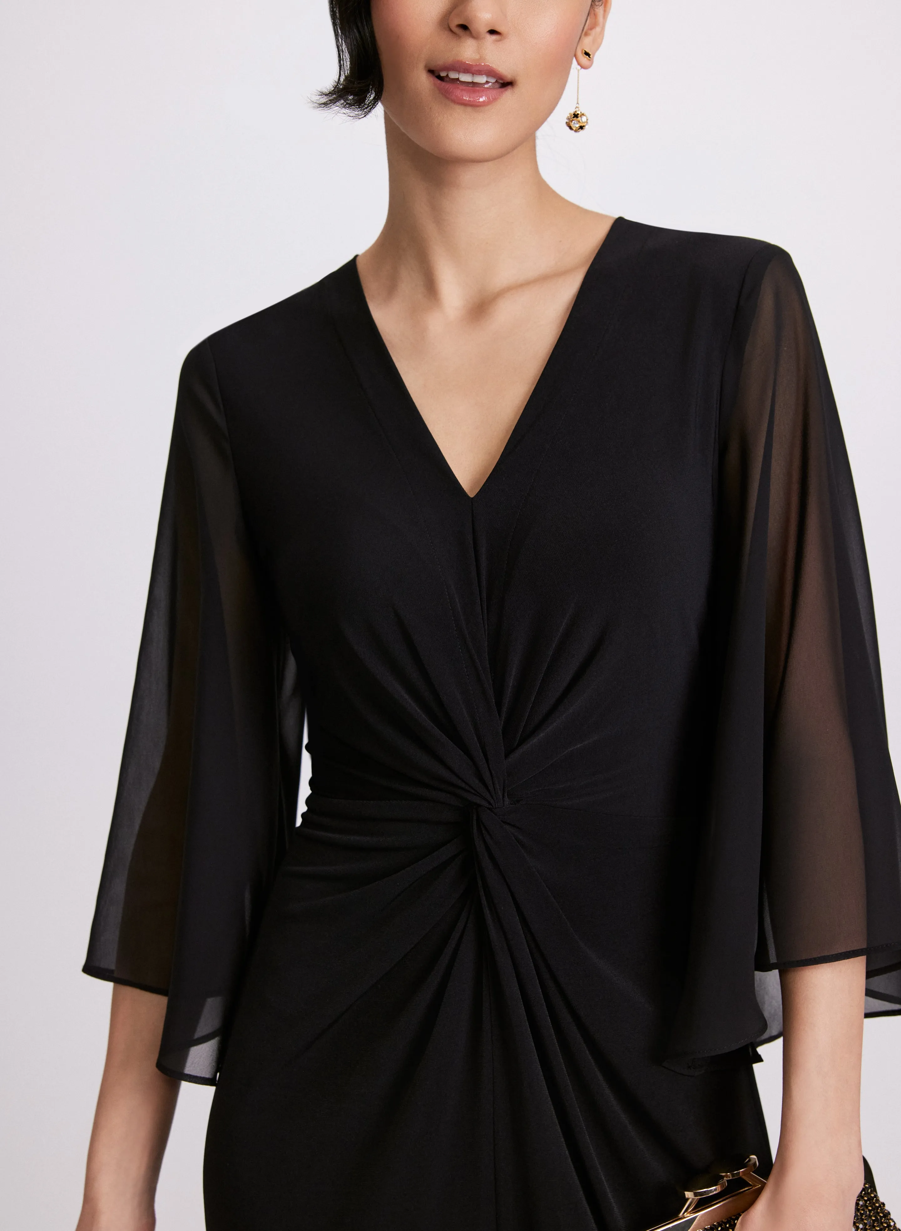 Chiffon Sleeve Dress sold by Laura product image thumbnail 3